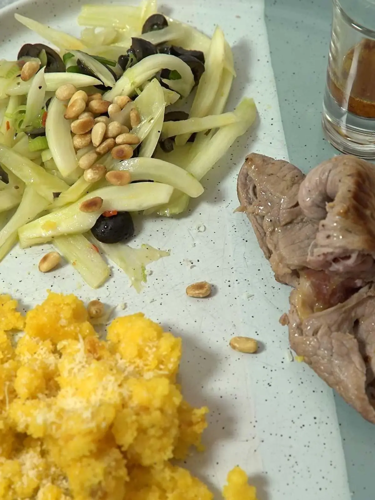 Das perfekte Dinner: Saltimbocca mit Polenta und Fenchelsalat - Maurizios Hauptspeise