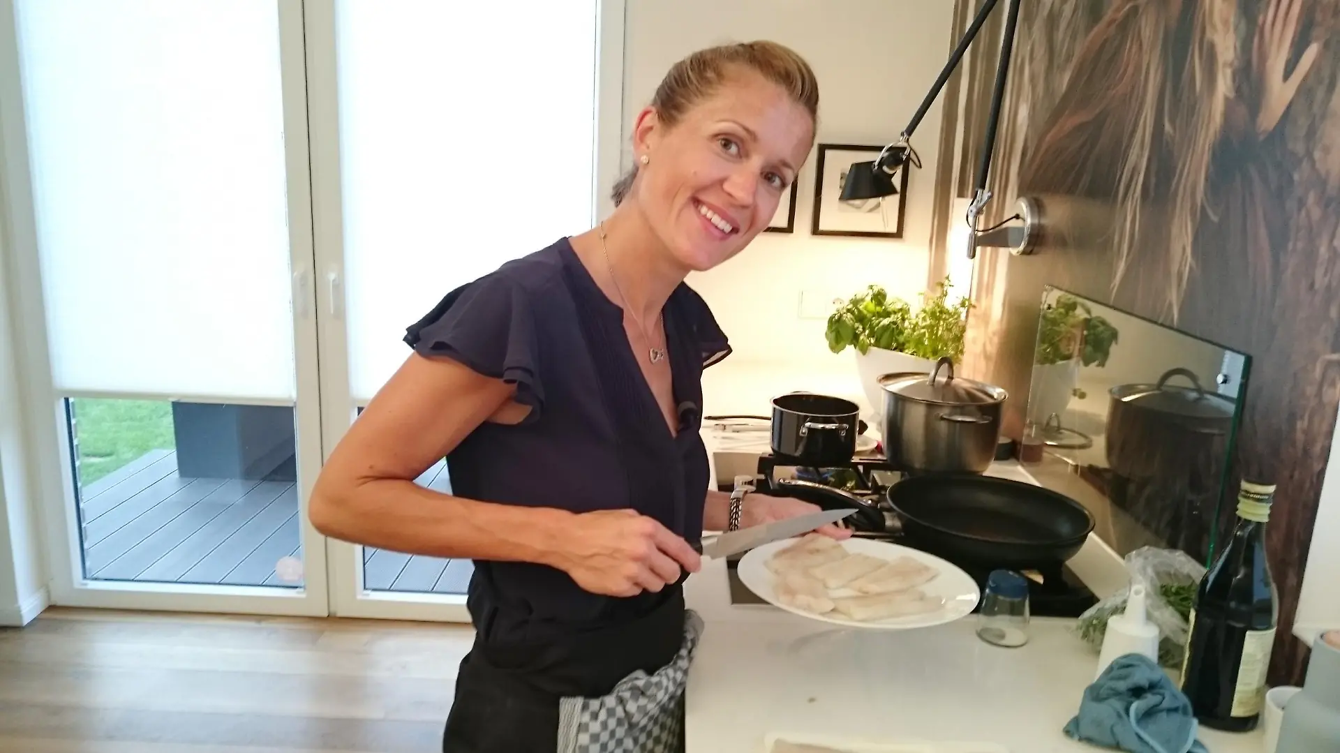 Gastgeberin Jessica