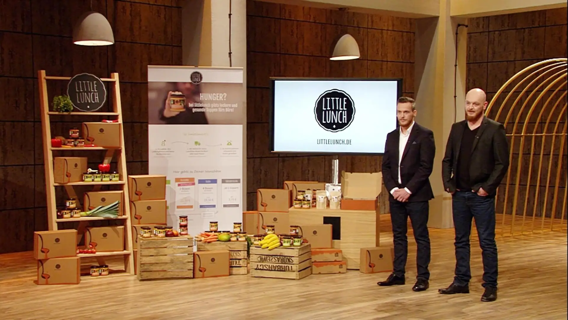 Die Brüder Daniel Gibischund Denis Gibisch (l.) sind Gründer von "littlelunch".
