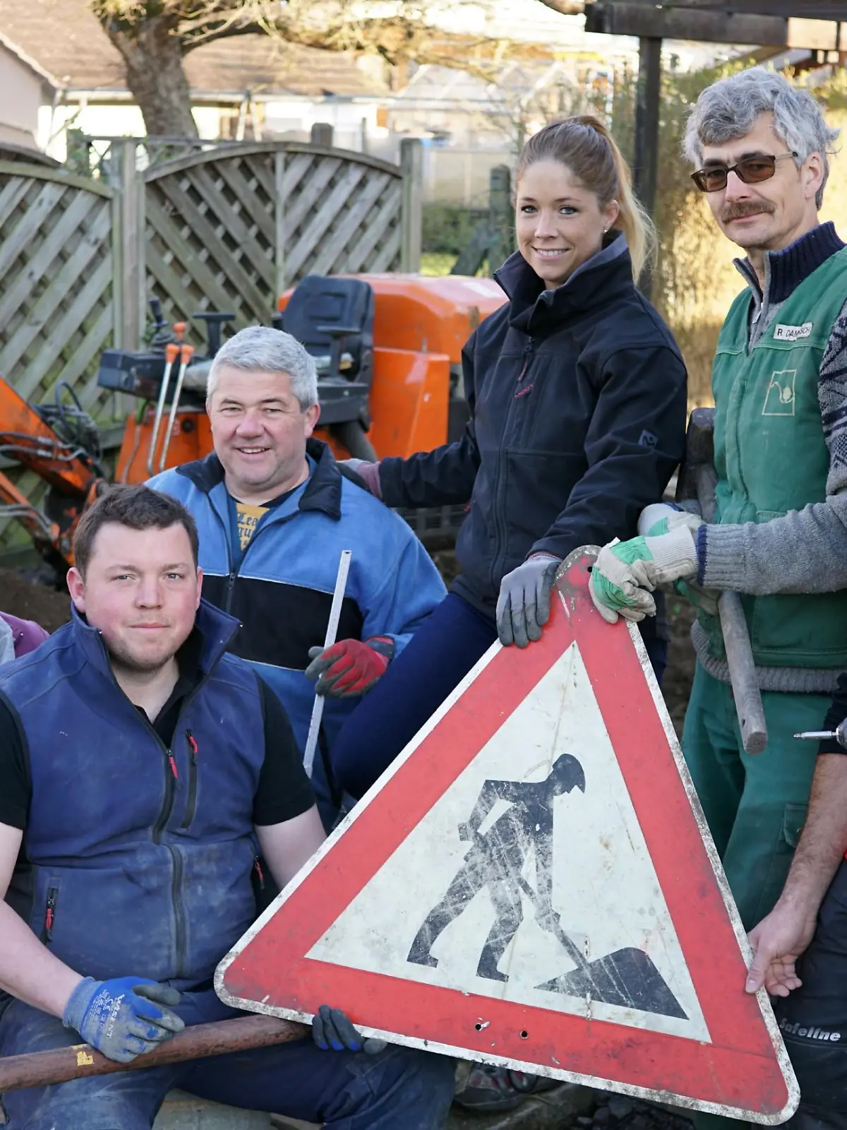 V.l.: Mama Veronika, Henrik, Papa Harald, Tochter Eva, Ralf und Claus