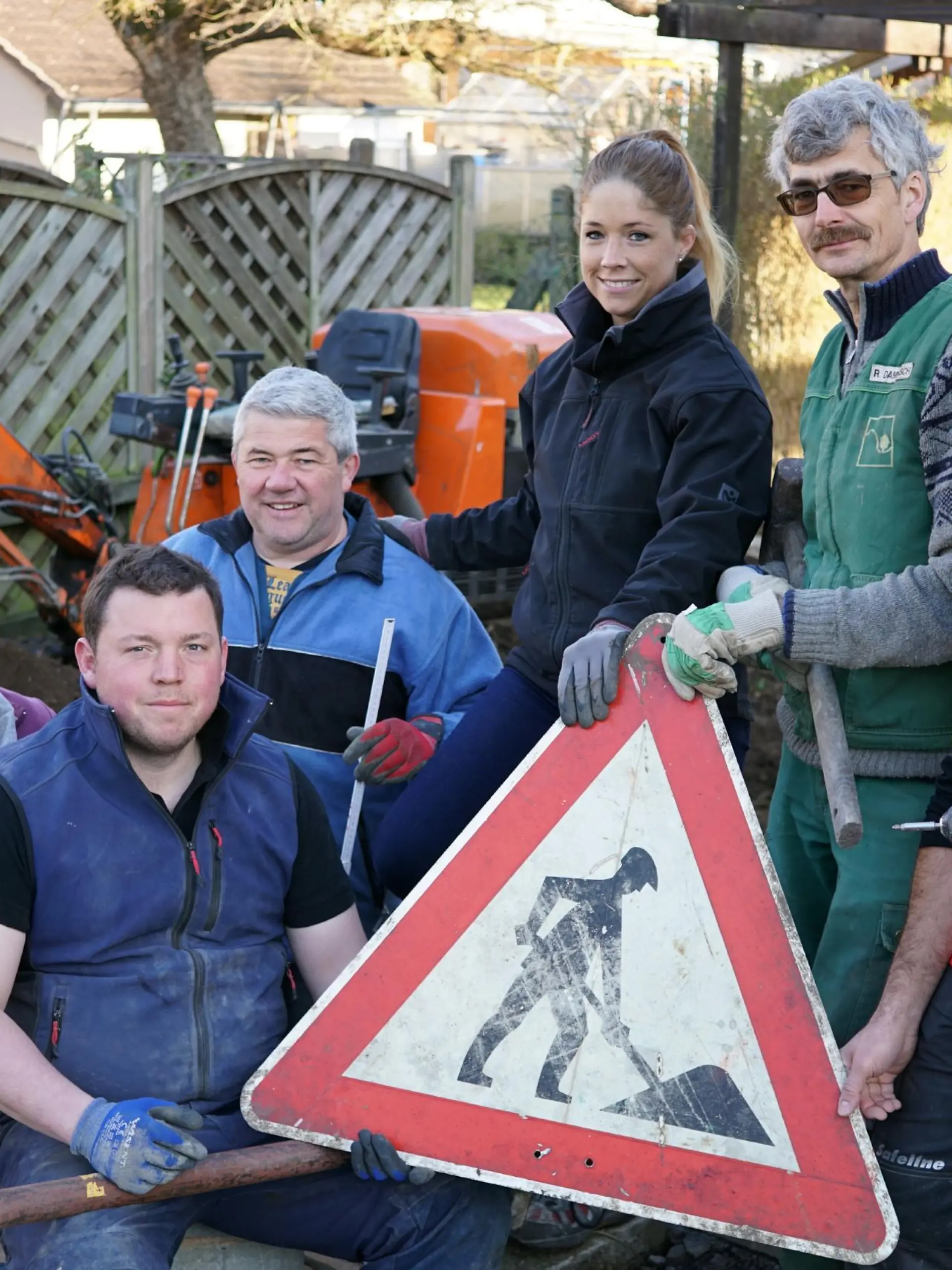 V.l.: Mama Veronika, Henrik, Papa Harald, Tochter Eva, Ralf und Claus