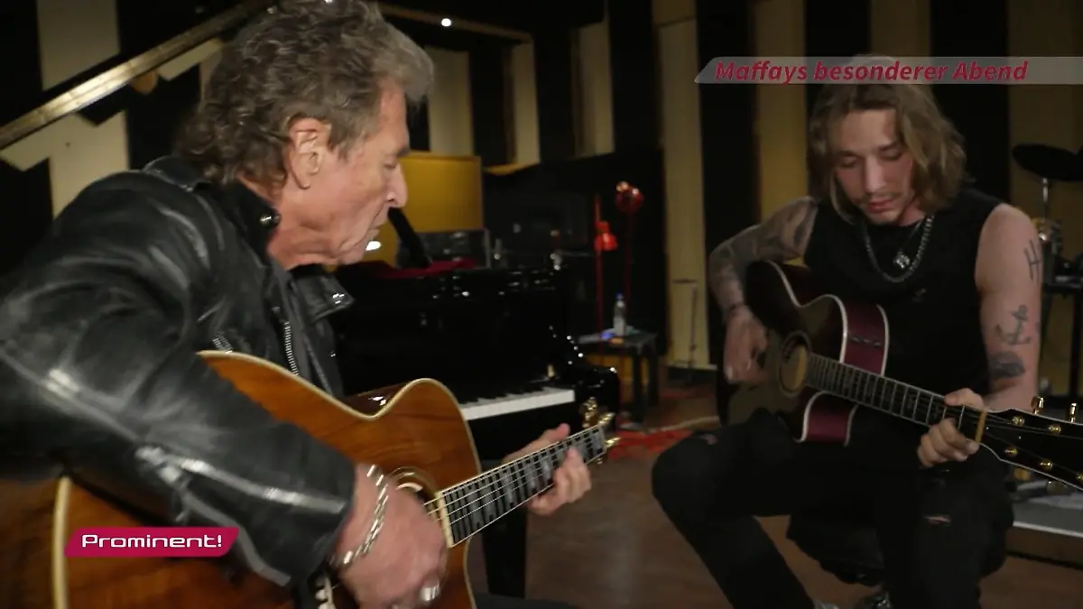 Peter Maffay und Sohn Yaris