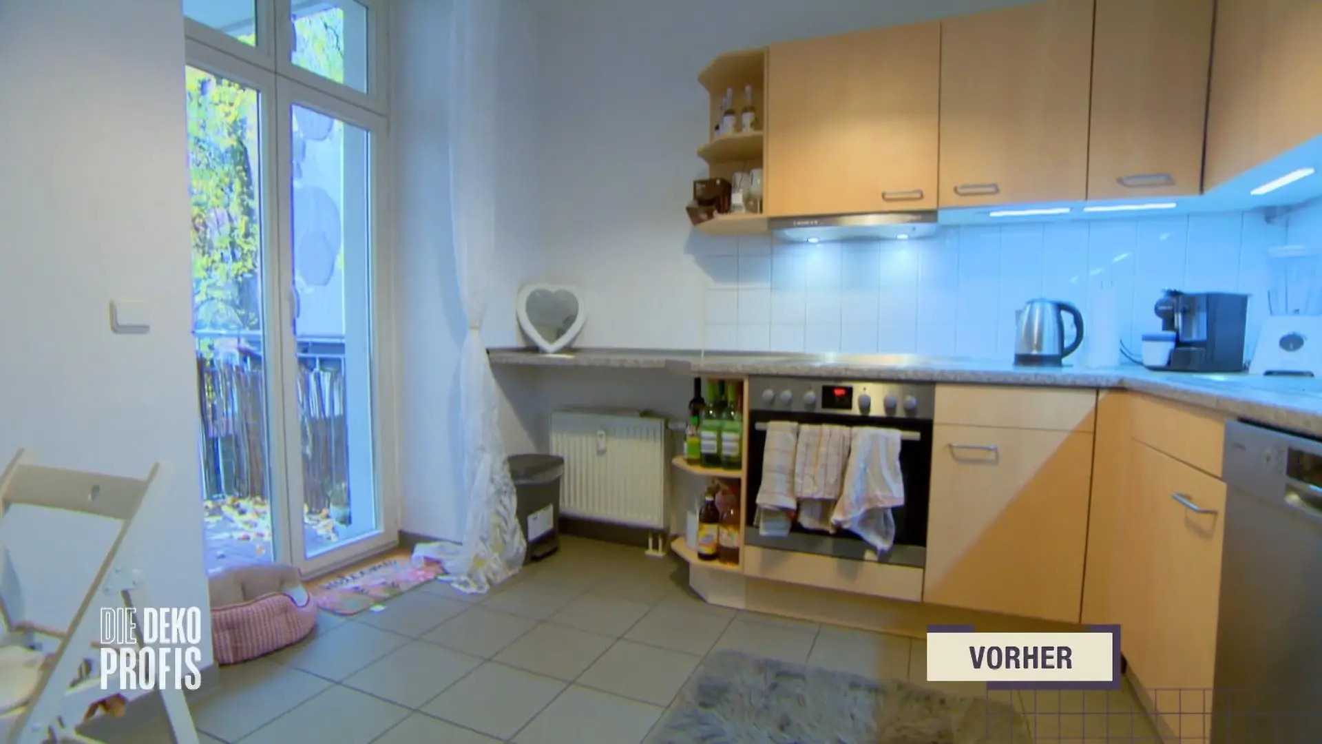 Die Dekoprofis: Diese Küche lud nicht zu gemeinsamen Abenden mit Freunden ein.