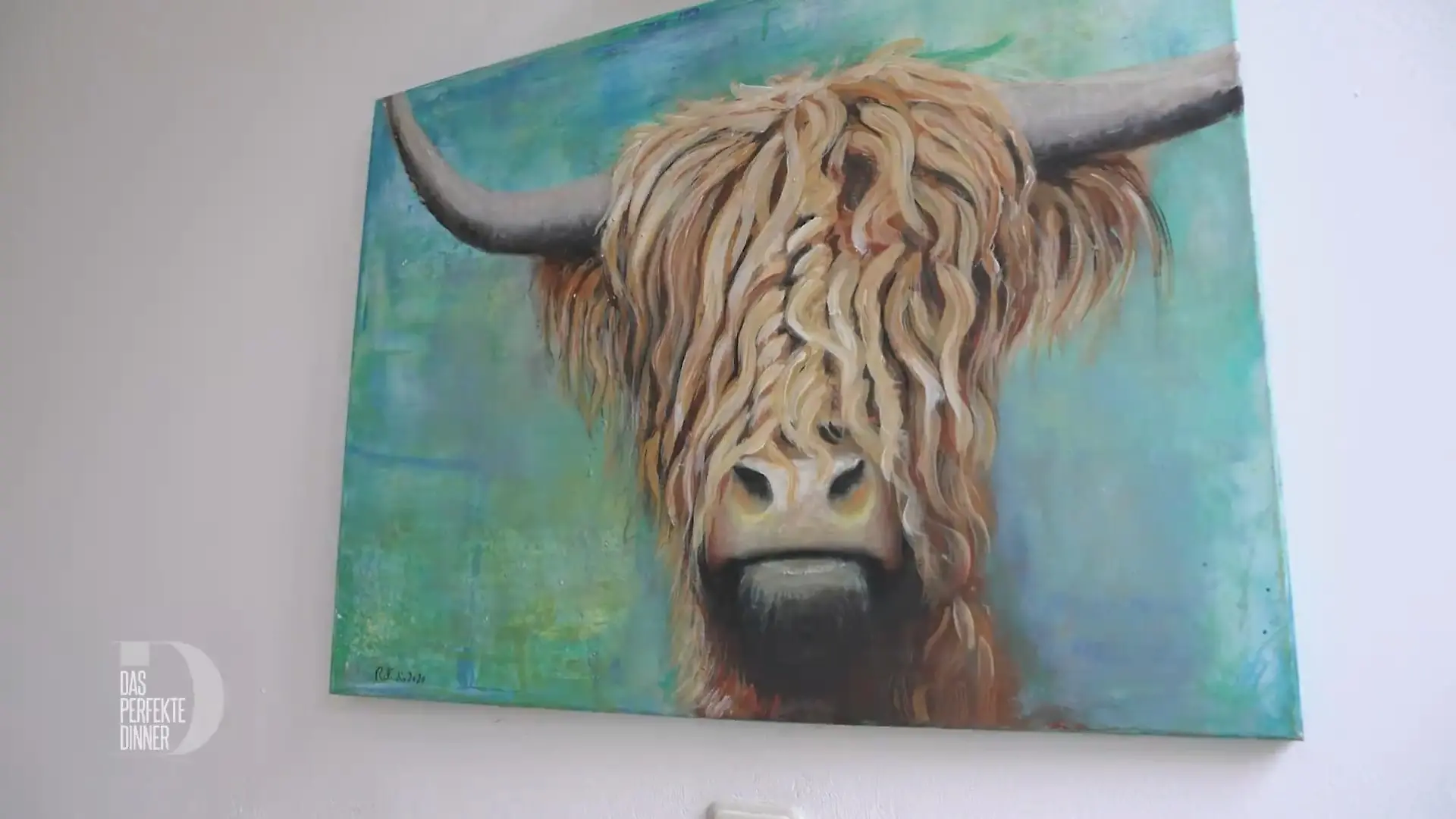 Relindis' Rind an der Wand