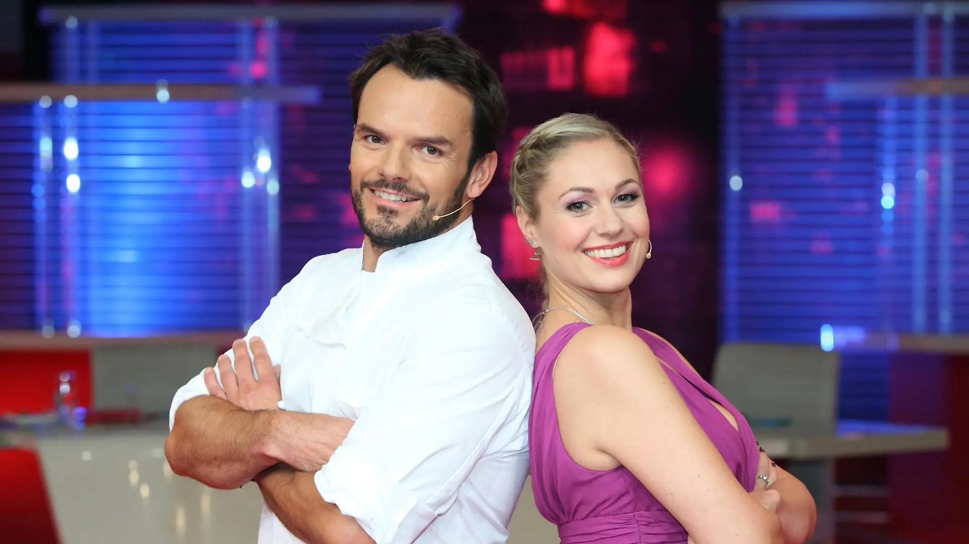 Star-Koch Steffen Henssler und Moderatorin Ruth Moschner