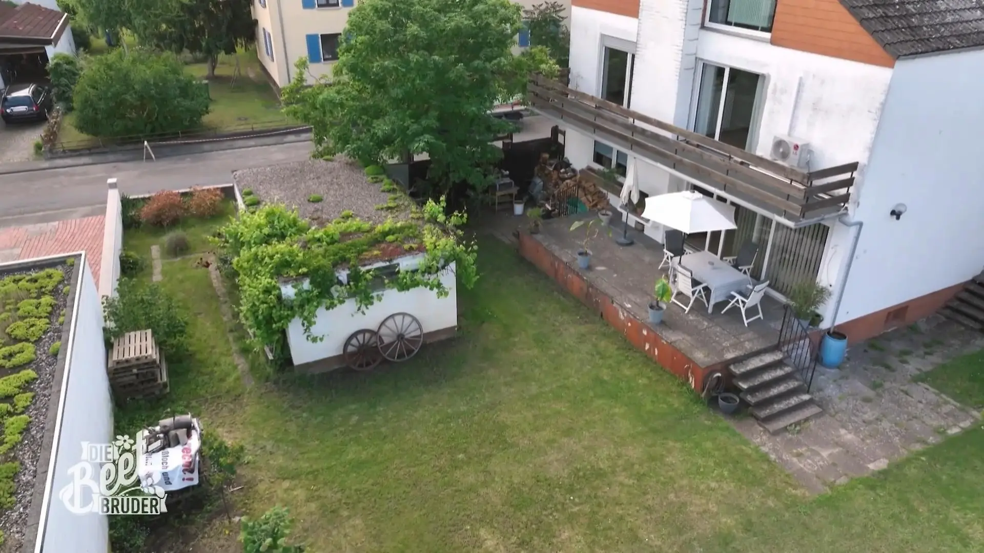 Vor der Umgestaltung der Beet-Brüder war der Garten von Julia und Dominik ein trauriger Anblick