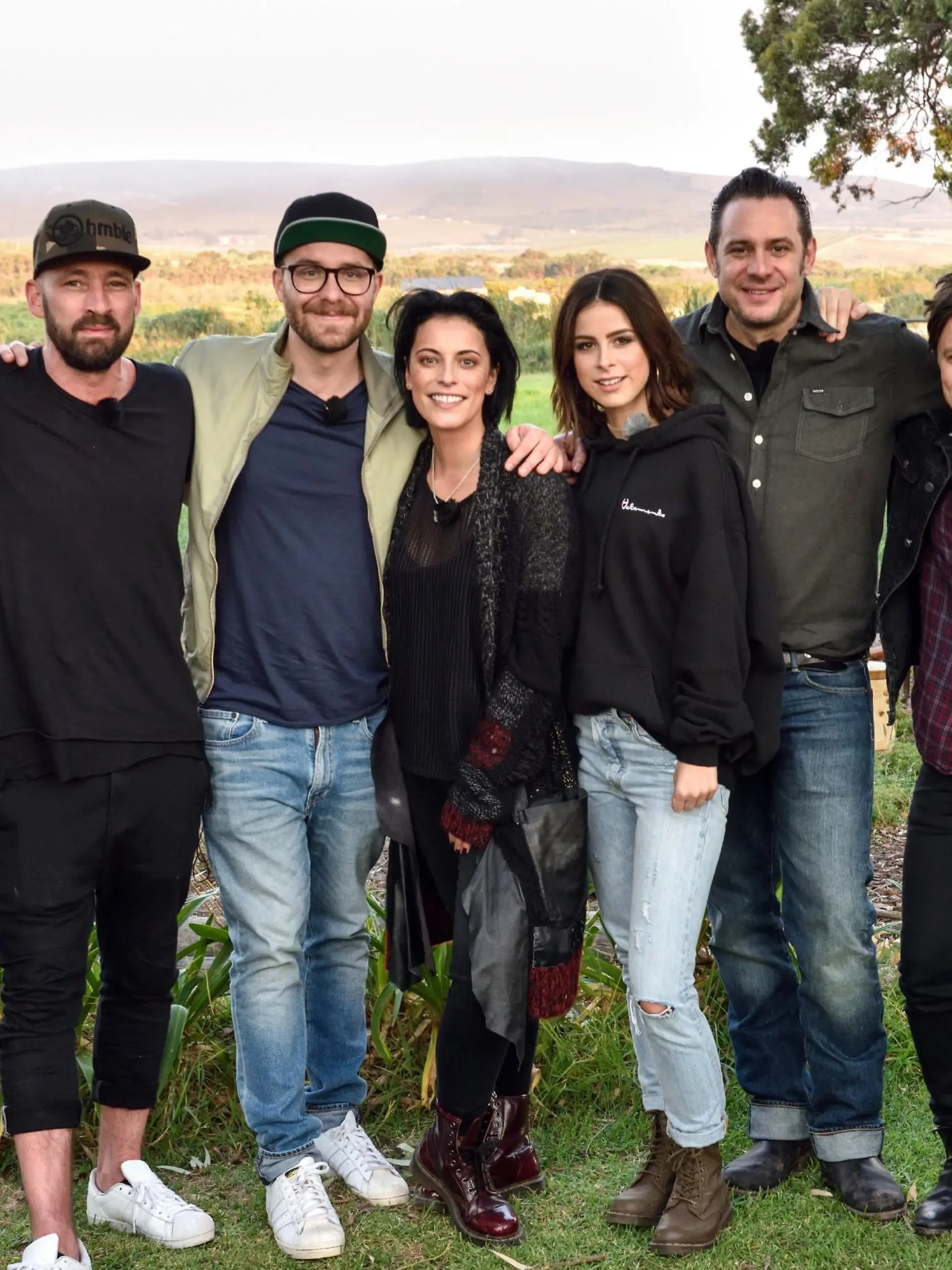 V.l.: Moses Pelham, Gentleman, Mark Forster, Stefanie Kloß, Lena Meyer-Landrut, Sascha Vollmer, Michael Patrick Kelly und Alec Völkel.