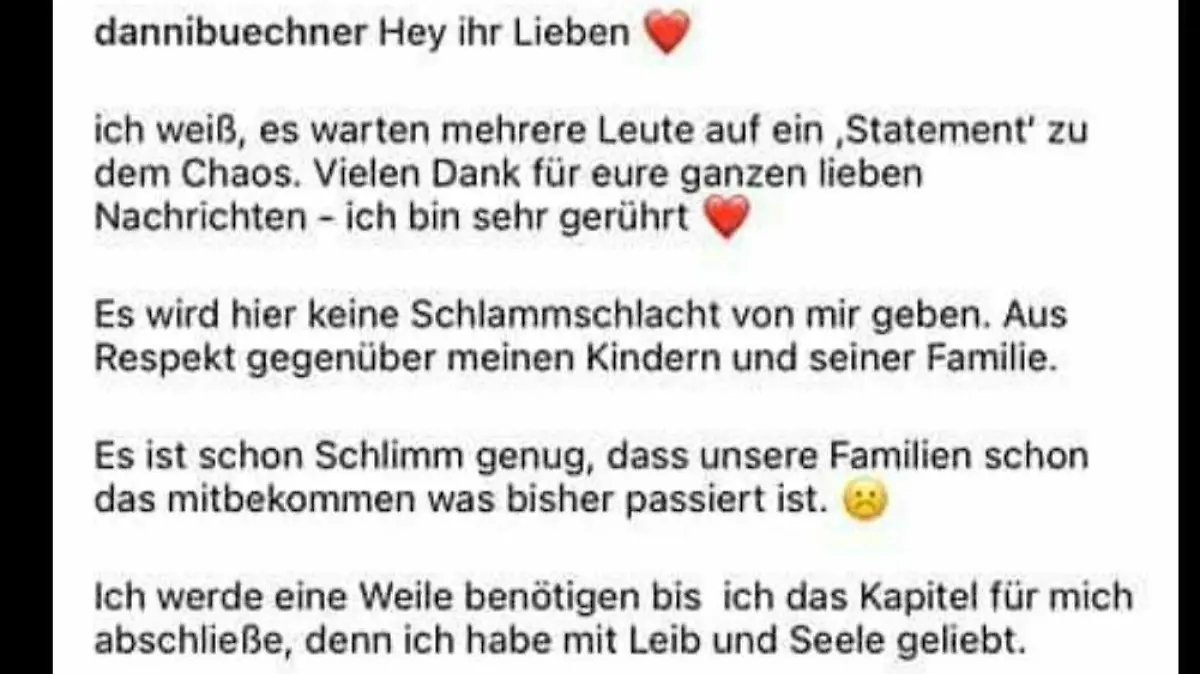 Sie ist von Ennesto Monte getrennt.