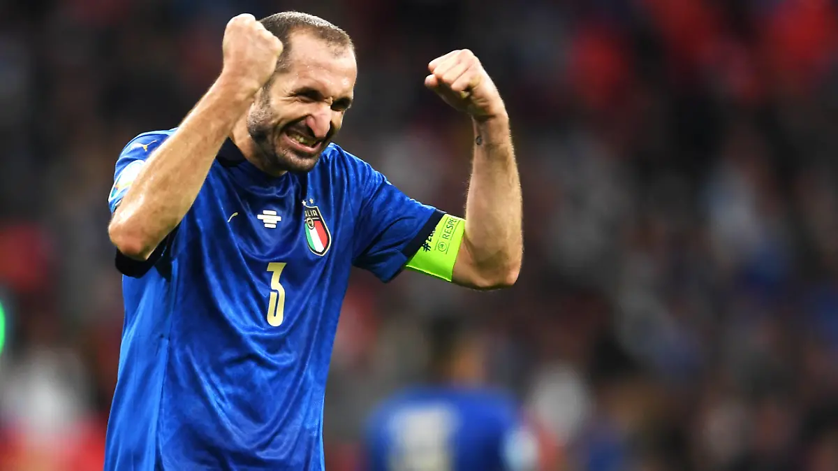 Londra Inghilterra 06/07/2021 - Euro 2020 / Italia-Spagna / foto Image nella foto: Giorgio Chiellini PUBLICATIONxNOTxINxITA