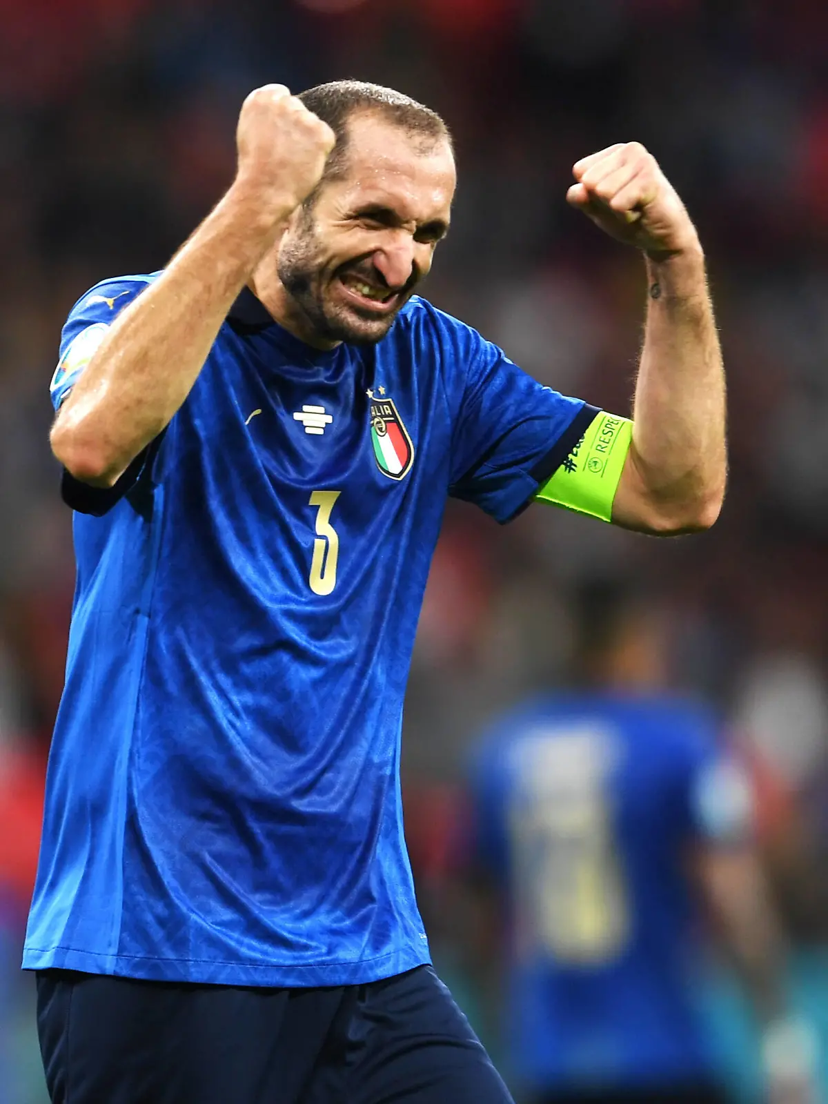 Londra Inghilterra 06/07/2021 - Euro 2020 / Italia-Spagna / foto Image nella foto: Giorgio Chiellini PUBLICATIONxNOTxINxITA 