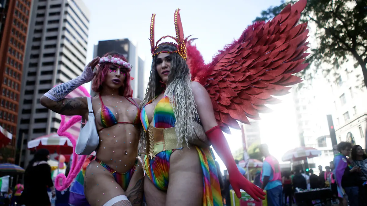 June 7, 2026, Sao Paulo, Sao Paulo, Braziil: Revellerers takes part in the 30th LGBT Pride Parade in Sao Paulo. (Credit Image: © Cris Faga/ZUMA Press Wire