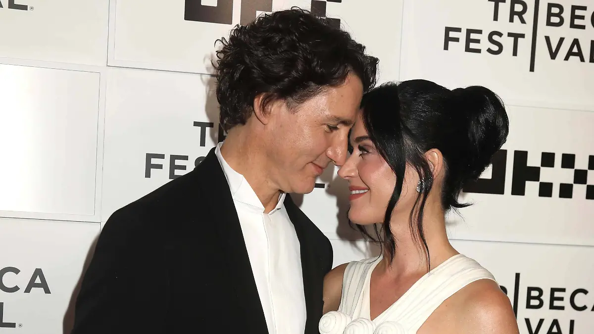 June 8, 2026, New York, New York, USA: Former Prime Minister of Canada JUSTIN TRUDEAU and singer KATY PERRY seen at the New York Premiere of Katy Perry - The Lifetimes Tour - Live From Paris during the 2026 Tribeca Film Festival at the BMCC Tribeca Performing Arts Center OKX Theater. New York USA PUBLICATIONxINxGERxSUIxAUTxONLY - ZUMAk03_ 20260608_zaf_k03_024 Copyright: xNancyxKaszermanx