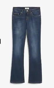 Bootcut-Jeans Mid Waist, Stretch