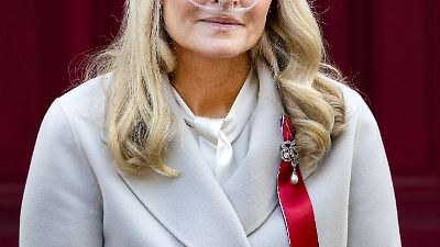 Norwegens Kronprinzessin Mette-Marit auf Lungen-Wa
