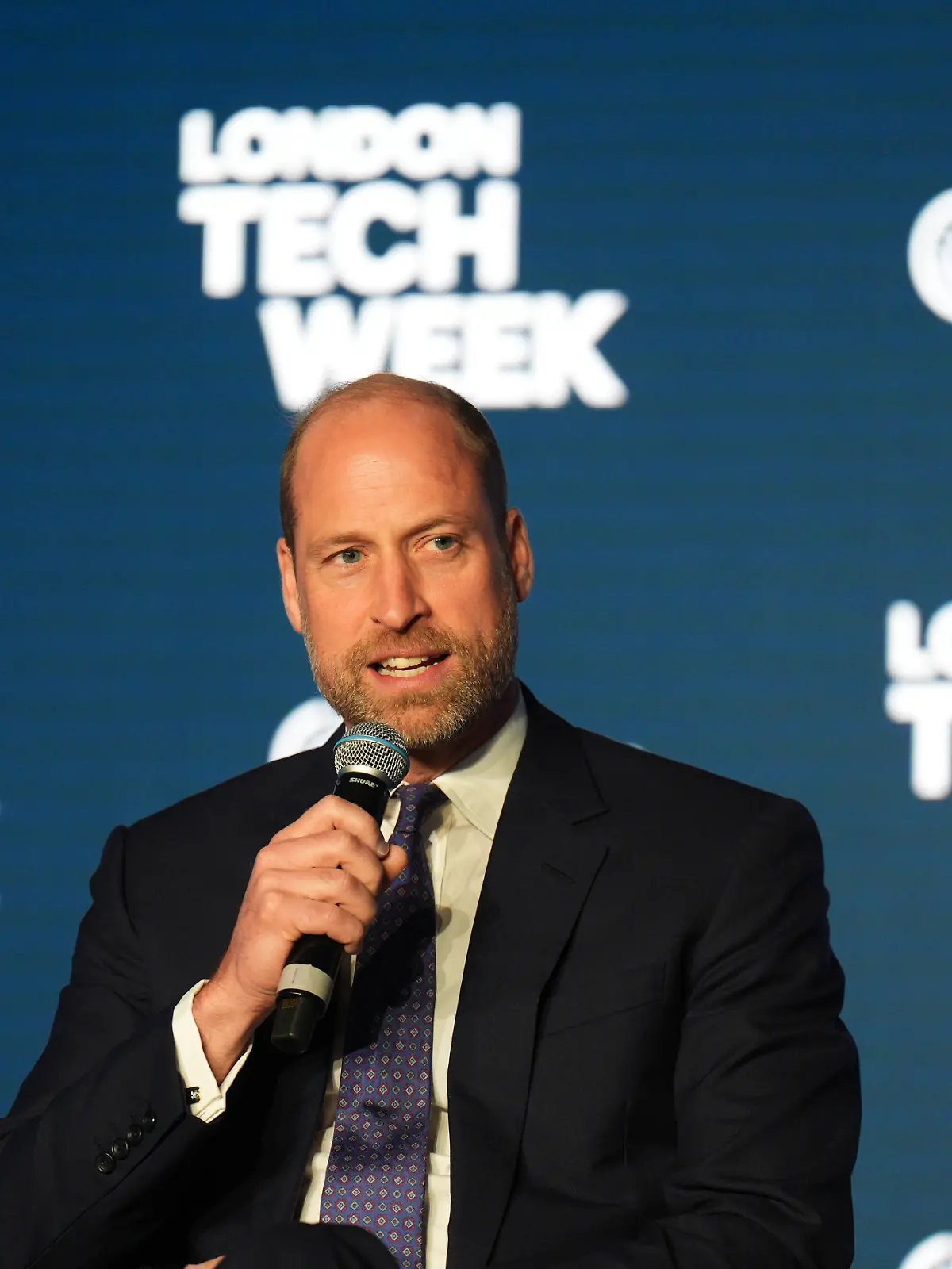 . 10/06/2026. London, United Kingdom. Prince William taking part in a panel discussion during a visit to London Tech Week, to highlight how data and technology can play a critical role in preventing homelessness. PUBLICATIONxINxGERxSUIxAUTxHUNxONLY xPoolx/xi-Imagesx IIM-26824-0005