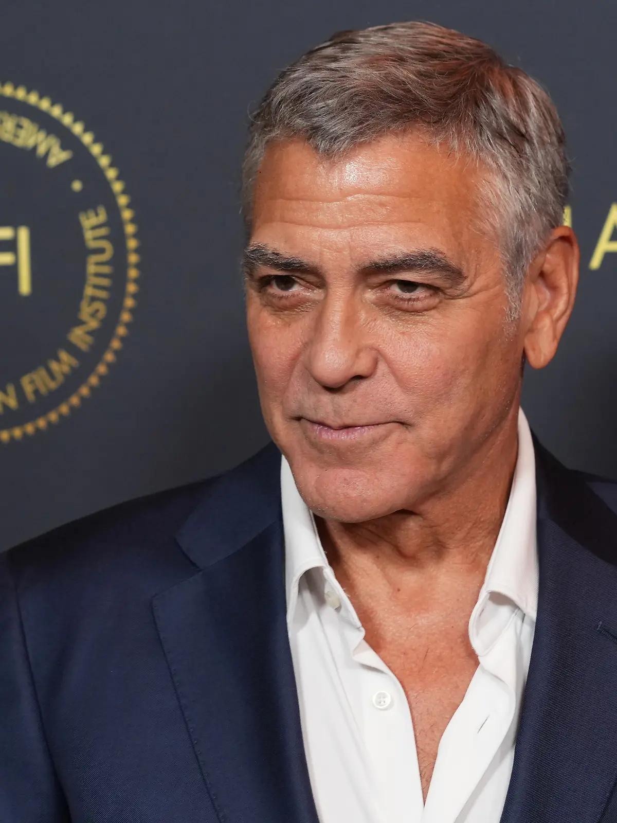 George Clooney arrives at the AFI Awards on Friday, Jan. 9, 2026, at the Four Seasons in Los Angeles. (AP Photo/Chris Pizzello)