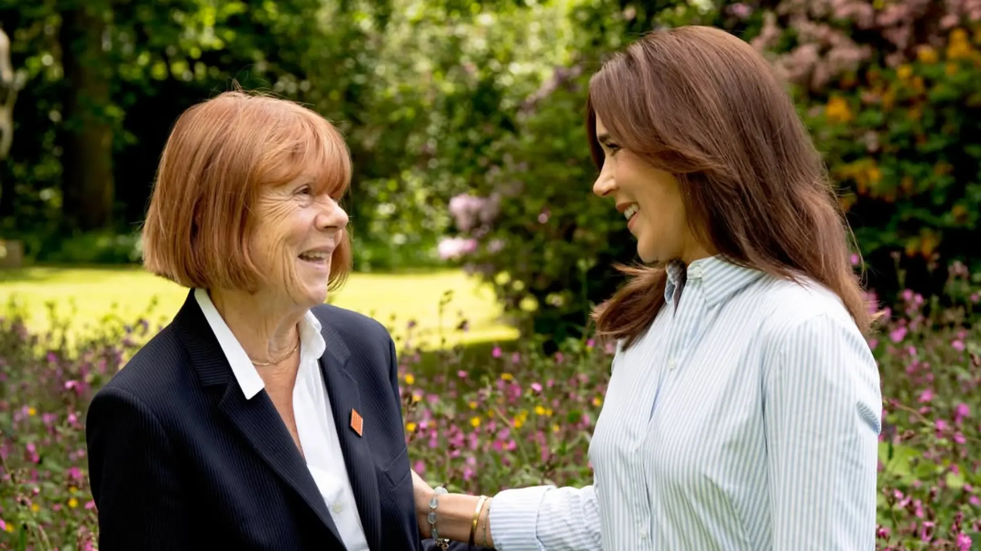 Dänemarks Königin Mary (54) hat Gisèle Pelicot (73) in Fredensborg getroffen.