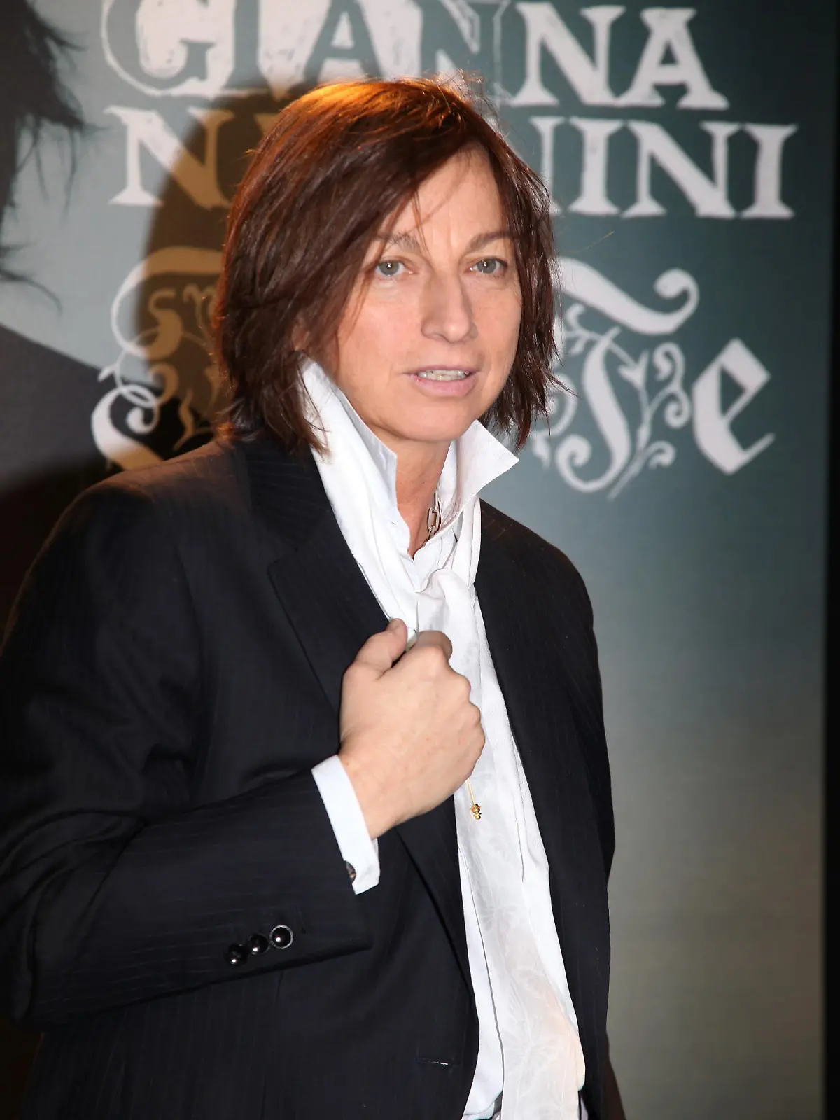 Gianni Nannini attends the photocall for her latest album, 'Io e Te' in Milan, Italy. The photocall is the first official apperance for Gianna Nannini after giving birth. The album is dedicated to her daughter Penelope, who was born on Novermber 26 2010.
<P>
Pictured: Gianna Nannini 
<P>
<B>Ref: SPL238795  100111  </B><BR/>
Picture by: Splash News<BR/>
</P><P>
<B>Splash News and Pictures</B><BR/>
Los Angeles:	310-821-2666<BR/>
New York:	212-619-2666<BR/>
London:	870-934-2666<BR/>
photodesk@splashnews.com<BR/>
</P>
