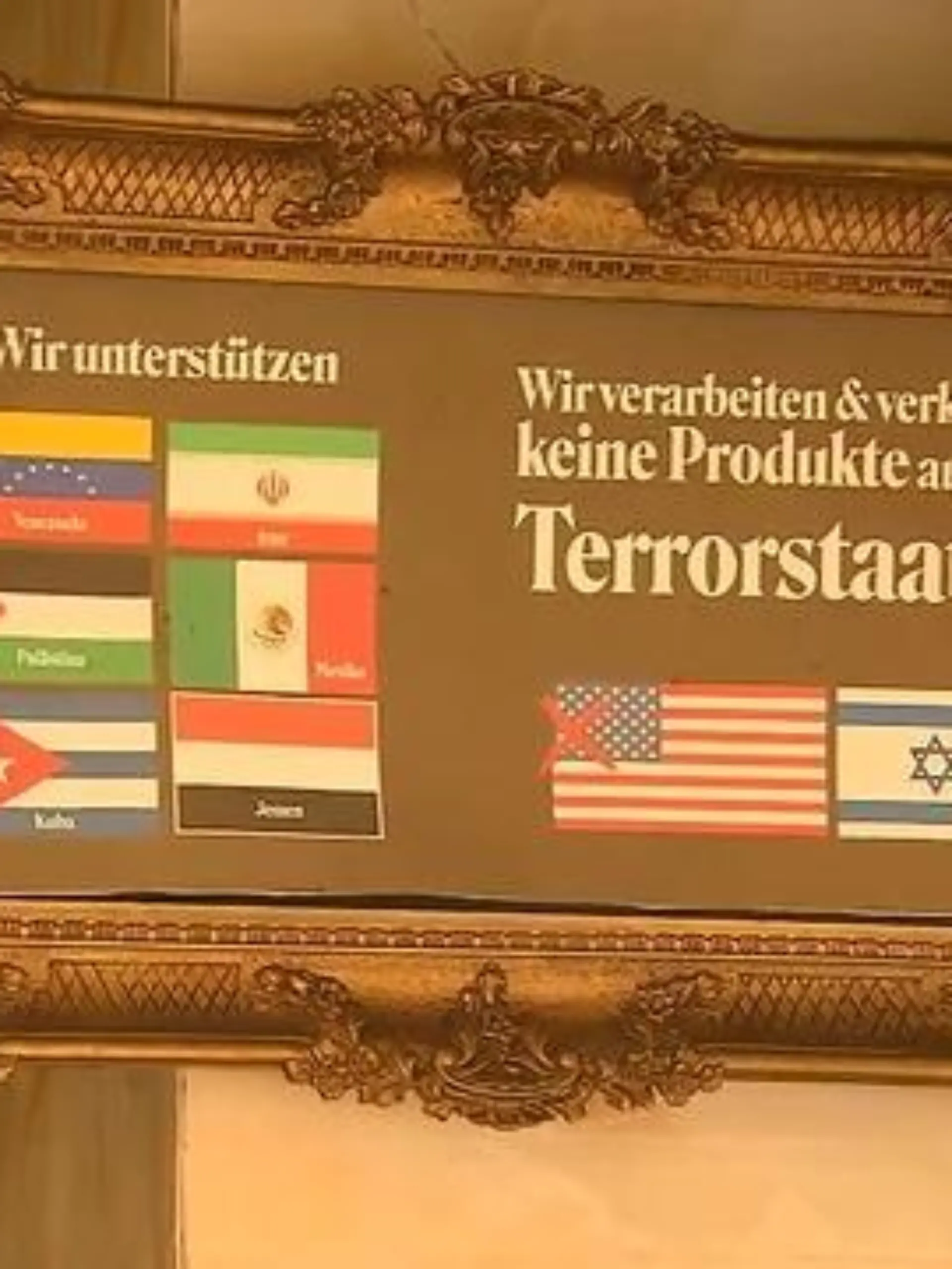 Bild zu: "Ärger um Plakat in Imbissladen"