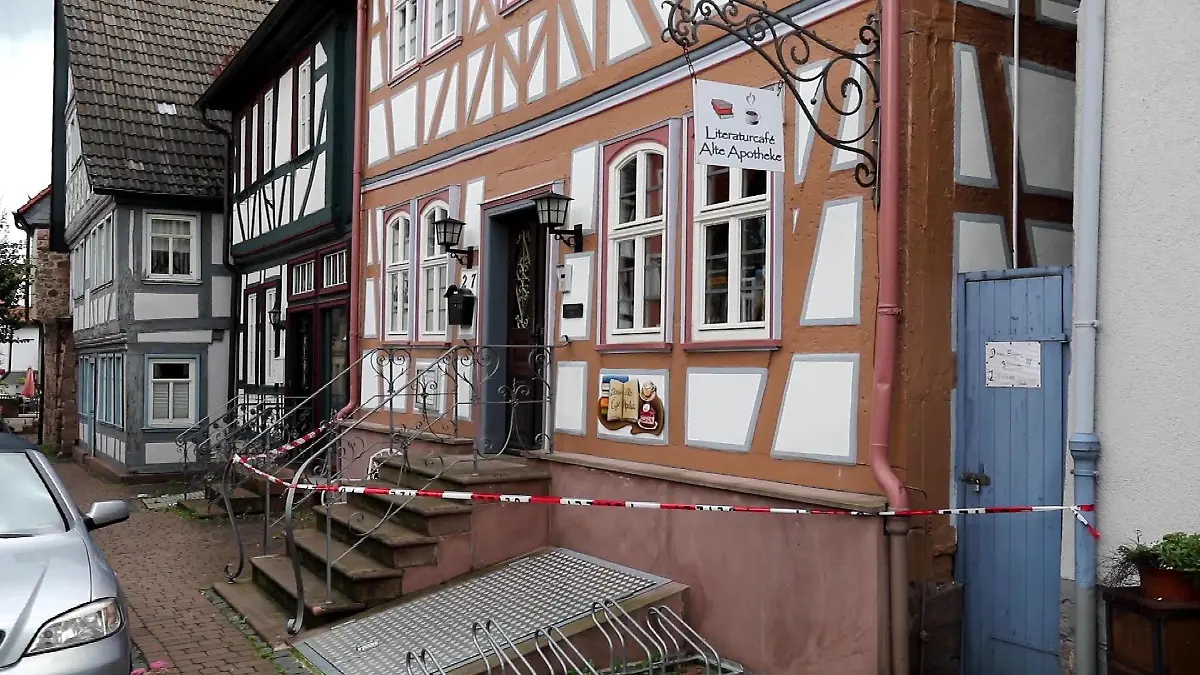 Das Café "Alte Apotheke" in Steinau an der Straße