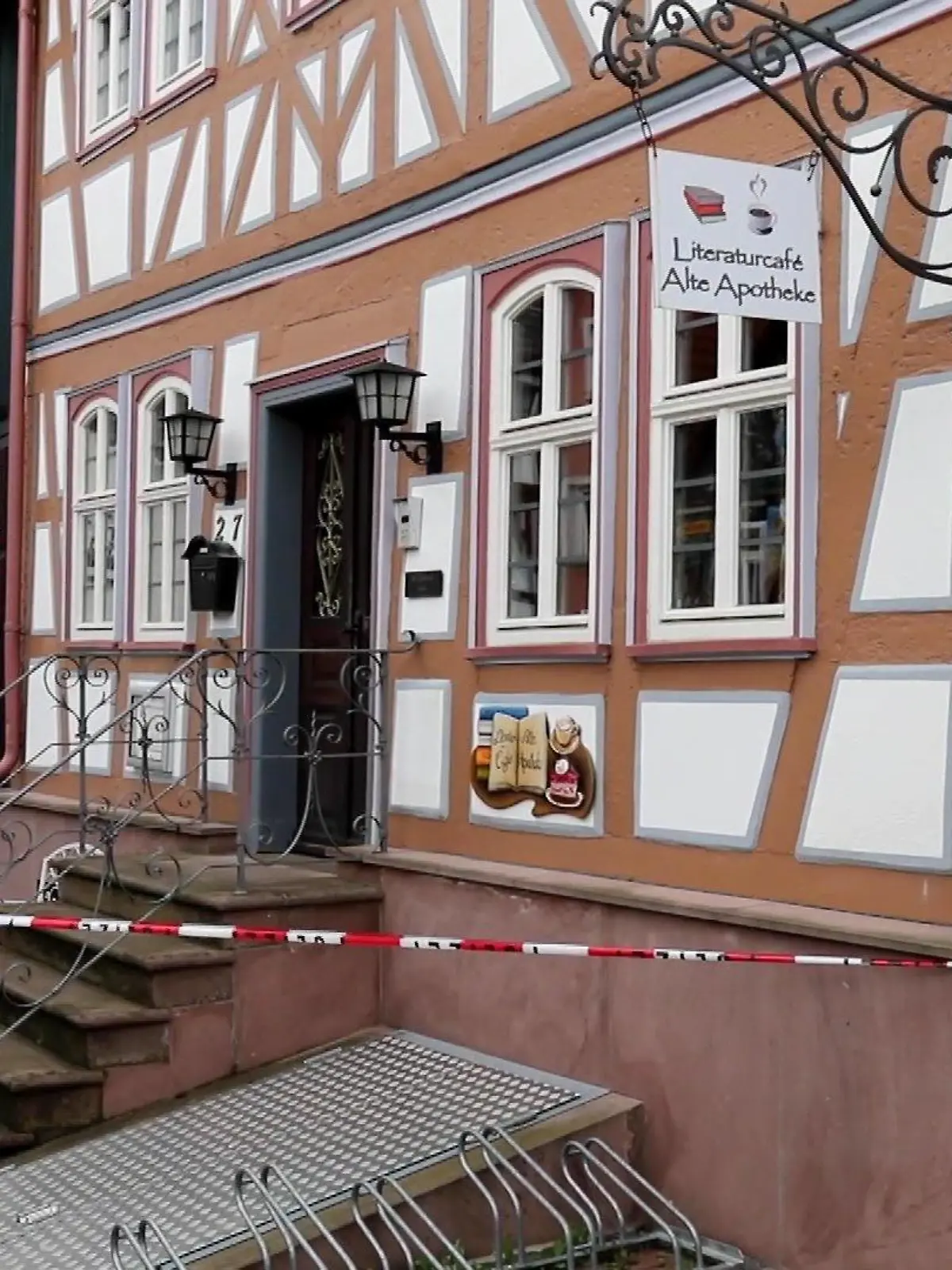 Das Café "Alte Apotheke" in Steinau an der Straße