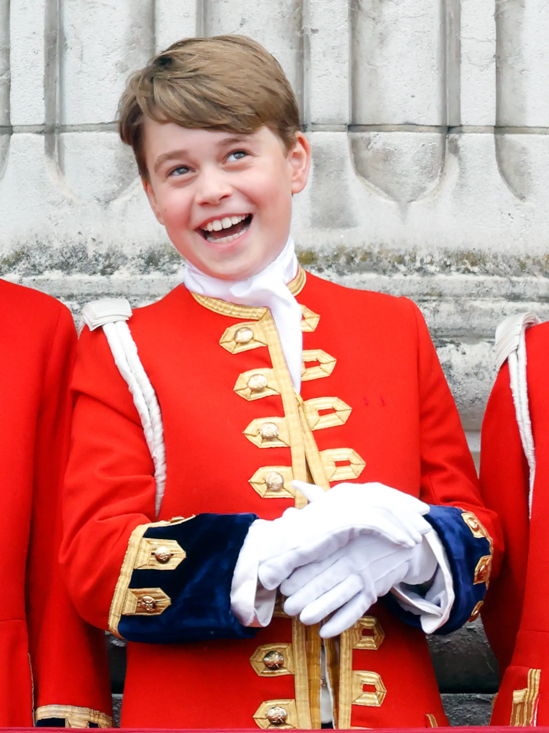 Prinz George im Mai 2023 bei der Krönung von Opa Charles