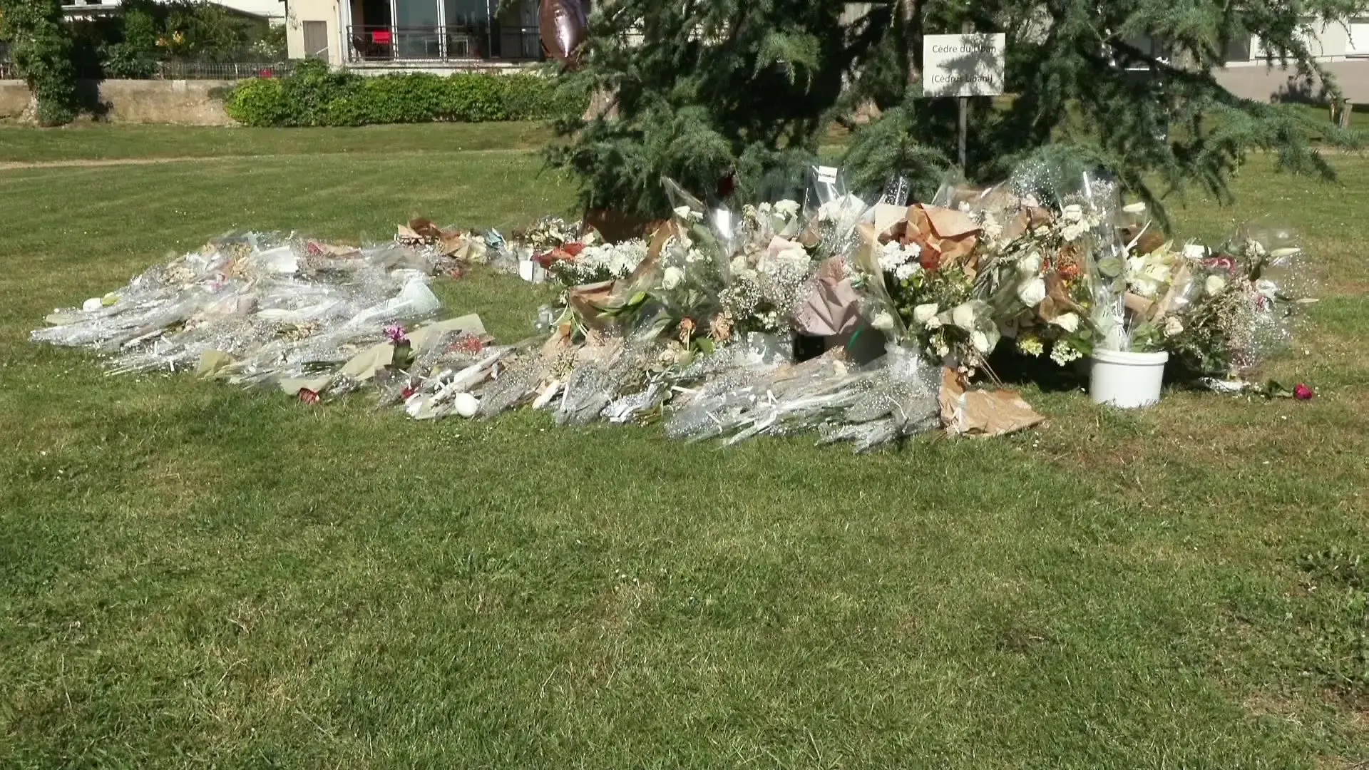 Am Fundort wurden Blumen für die Schülerin abgelegt.