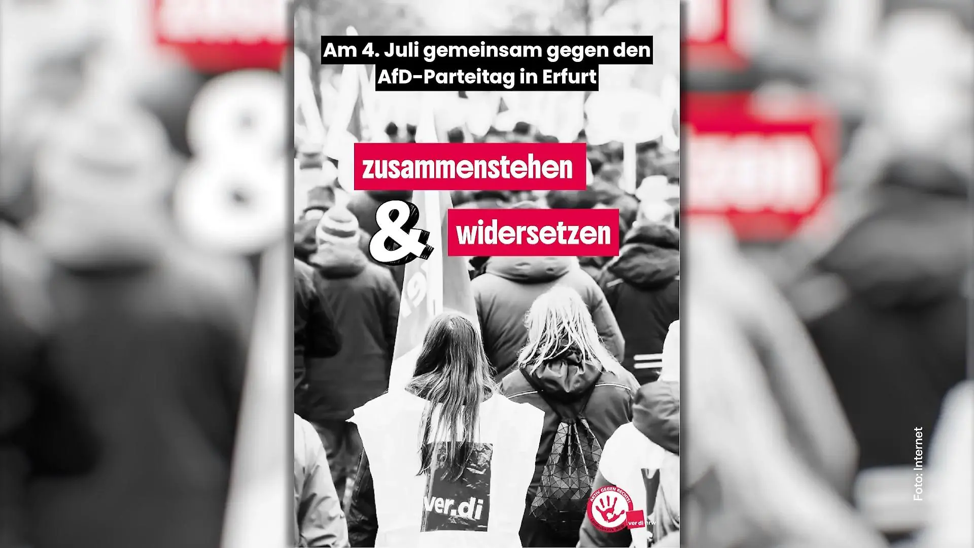 ver.di will Kosten für Anreise zu AfD-Protest erstatten Darf die Gewerkschaft das?