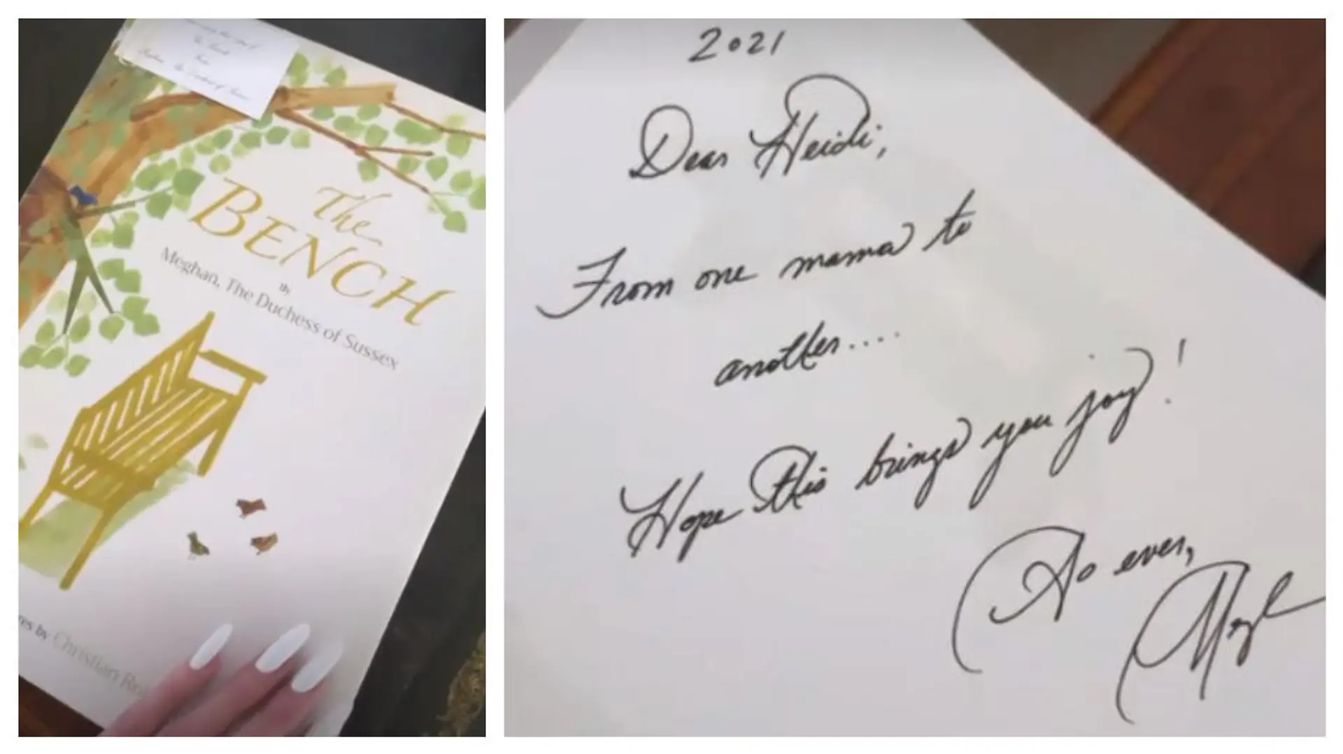 Heidi Klum zeigt ihr royales Geschenk in ihrer Story.