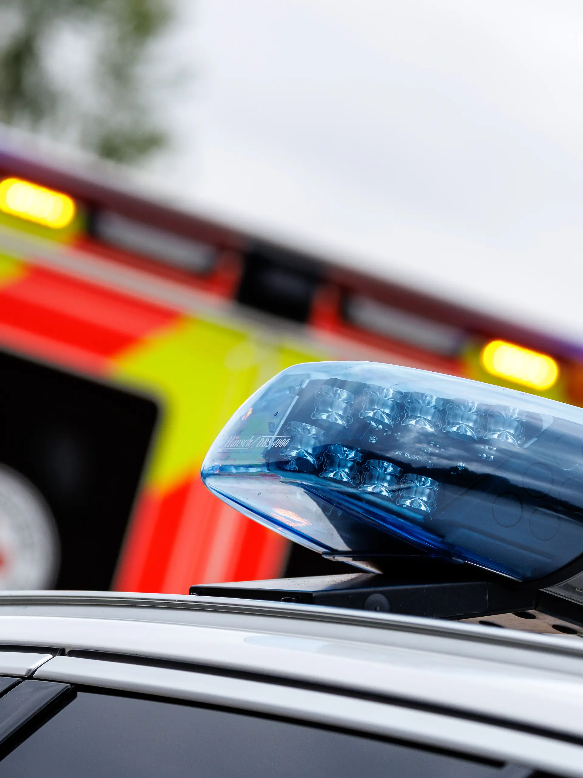 Krankenwagen mit Blaulicht