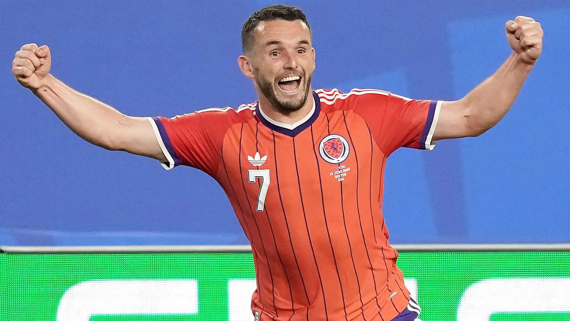 John McGinn brachte Schottland in Führung.