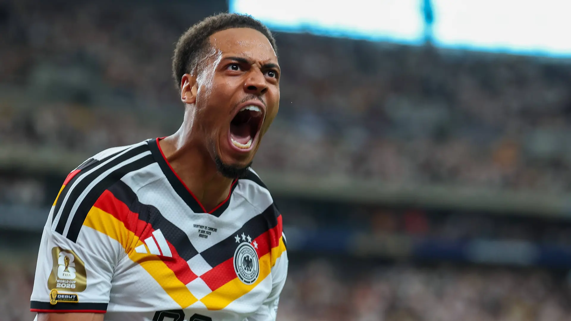 Torjubel von Felix Nmecha 23 Deutschland zum 1:0, Deutschland vs. Curacao, Fussball, Weltmeisterschaft 2026, Gruppenphase, 14.06.2026 Houston Texas USA *** Goal celebration by Felix Nmecha 23 Germany for 1 0, Germany vs Curacao, Football, World Cup 2026, Group stage, 14 06 2026 Houston Texas USA Copyright: xkolbert-press/ChristianxKolbertx