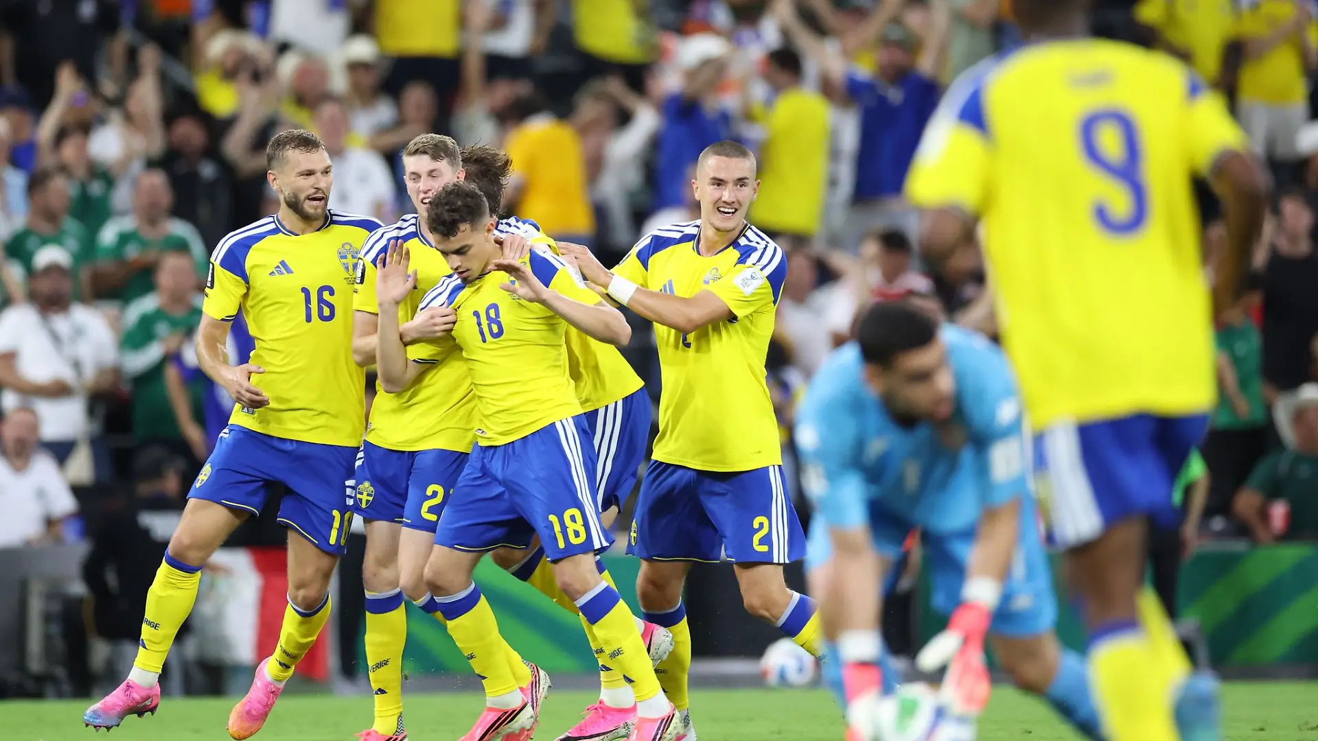 Yasin Ayari ließ Schweden schon früh jubeln.
