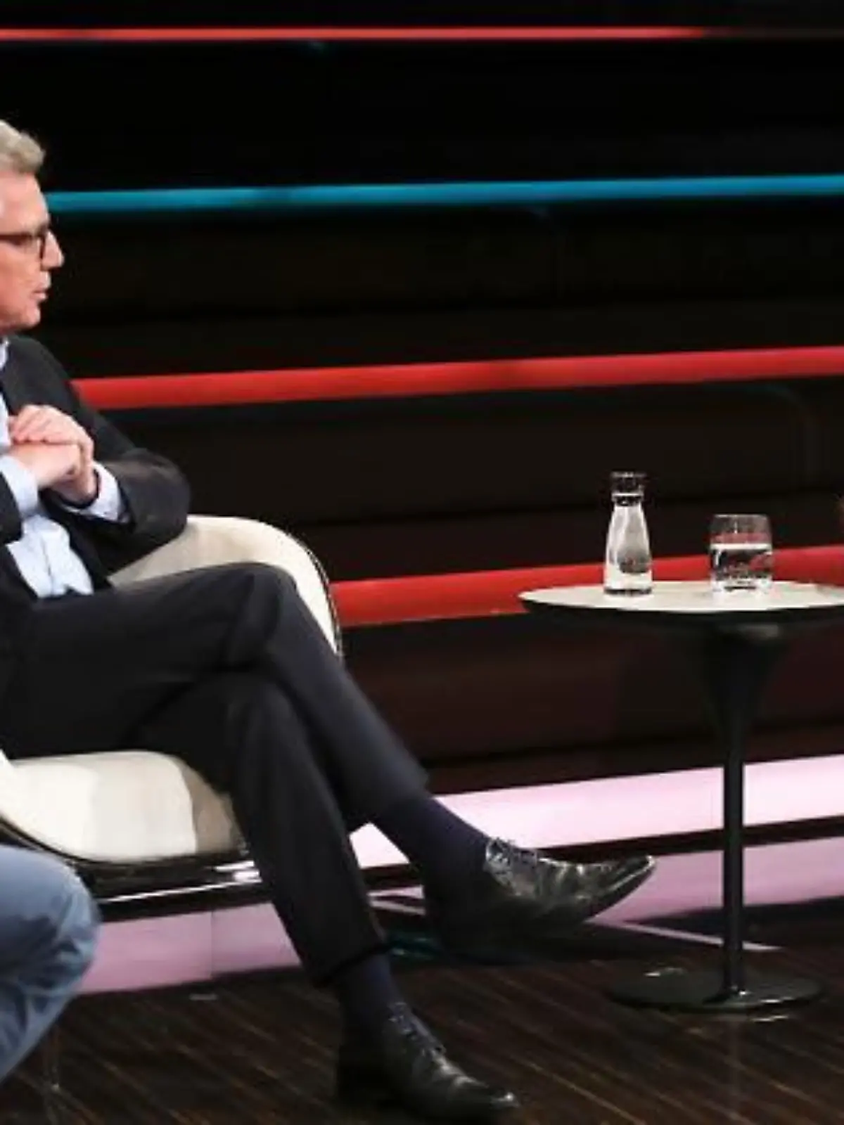 Tabea Engelke und Thomas de Maiziere bei Markus Lanz