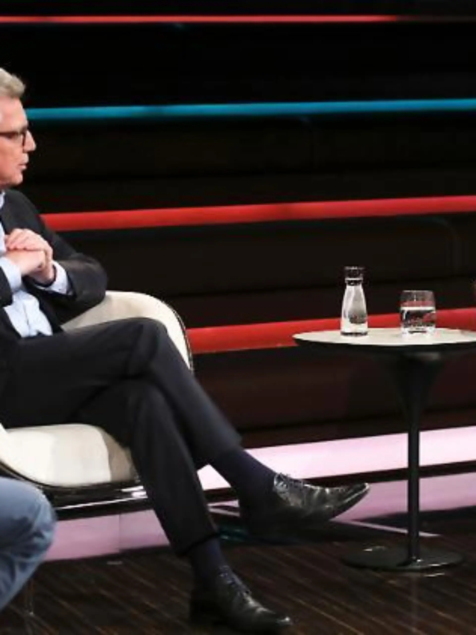 Tabea Engelke und Thomas de Maiziere bei Markus Lanz