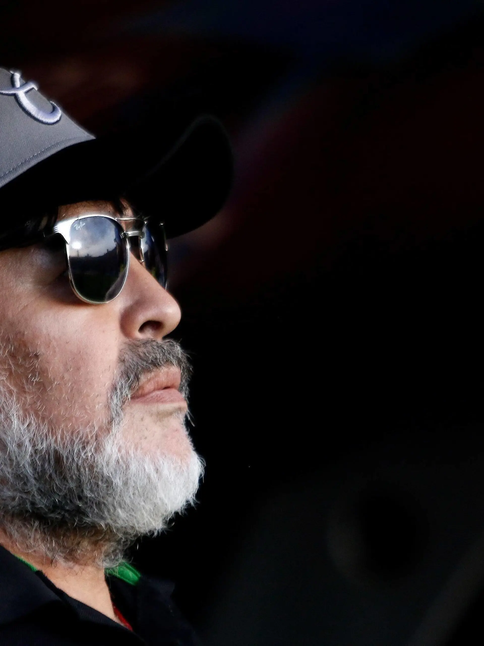  Dorados head coach Diego Armando Maradona gives instructions during the Mexican Soccer Ascent tournament Final second leg match between Atletico San Luis and Dorados de Sinaloa at the Alfonso Lastras stadium in San Luis Potosi, Mexico, 05 May 2019. Atletico San Luis vs Dorados de Sinaloa ACHTUNG: NUR REDAKTIONELLE NUTZUNG PUBLICATIONxINxGERxSUIxAUTxONLY Copyright: xGustavoxBecerrax AME9516 20190506-636927112056803632