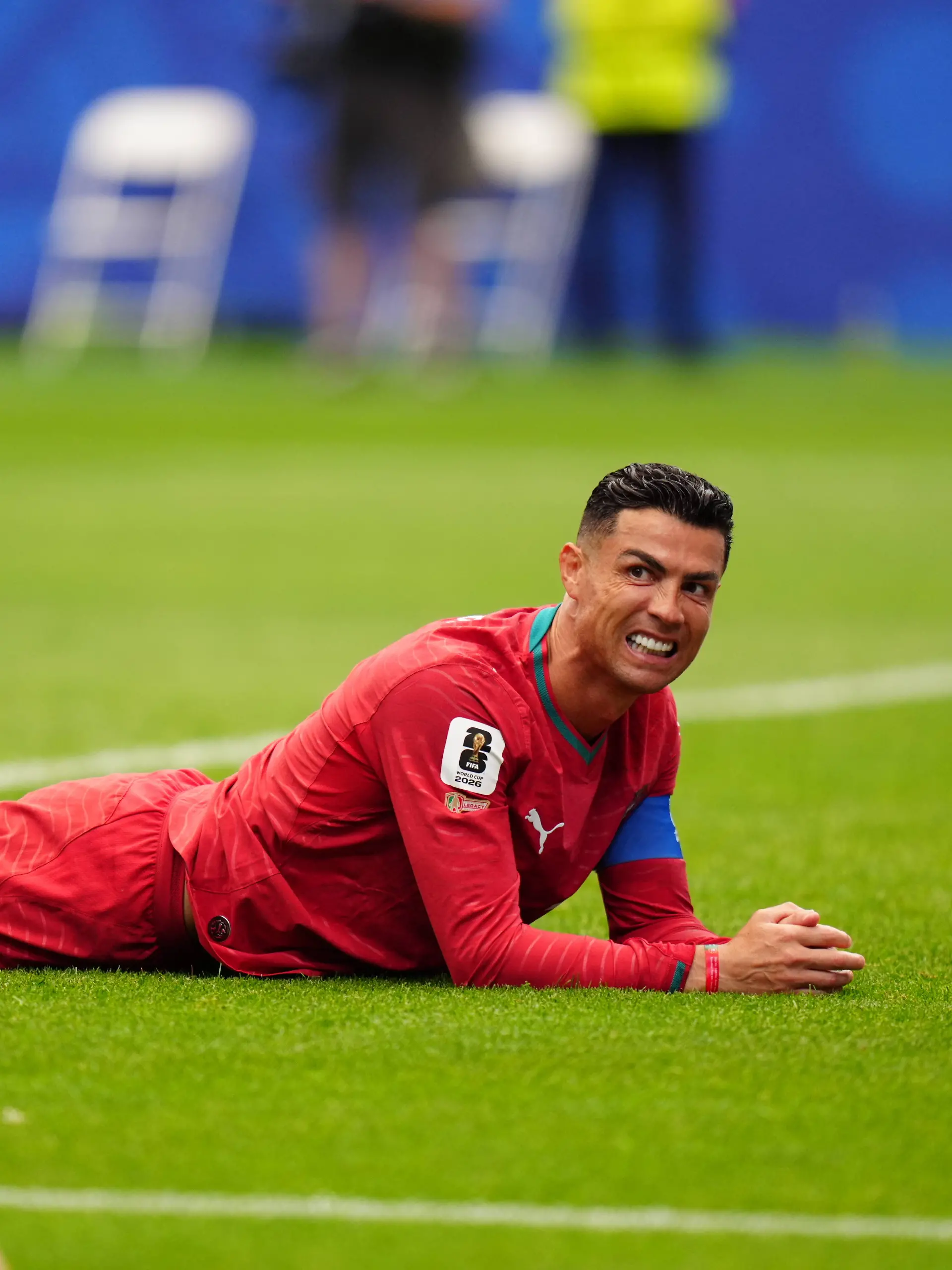 Portugal v DR Congo - FIFA World Cup, WM, Weltmeisterschaft, Fussball 2026 - Group K HOUSTON, USA - JUNE 17: Cristiano Ronaldo of Portugal in action during the 2026 FIFA World Cup First Stage Group K match between Portugal and DR Congo at NRG Stadium Houston Stadium in Houston, Texas, United States on June 17, 2026. Hakan Akgun / Anadolu Texas United States. Editorial use only. Please get in touch for any other usage. PUBLICATIONxNOTxINxTURxUSAxCANxUKxJPNxITAxFRAxAUSxESPxBELxKORxRSAxHKGxNZL Copyright: x2026xAnadoluxHakanxAkgunx