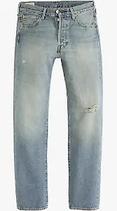 Levi’s Herren Jeanshose 501 Original mit Knopfleiste, Straight Fit