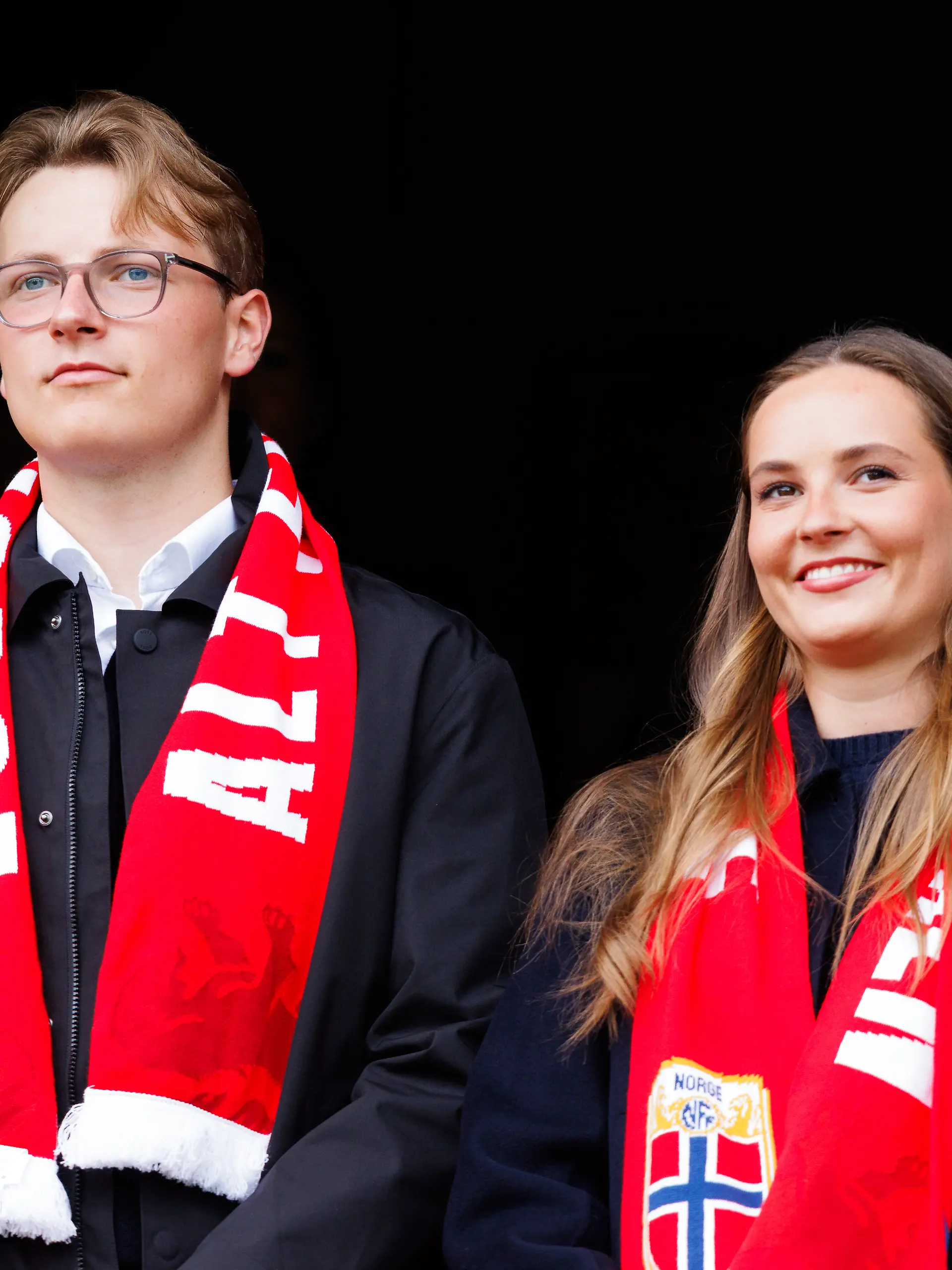 Sverre Magnus und Ingrid Alexandra besuchten vergangene Woche ein Spiel der Frauen-Nationalelf