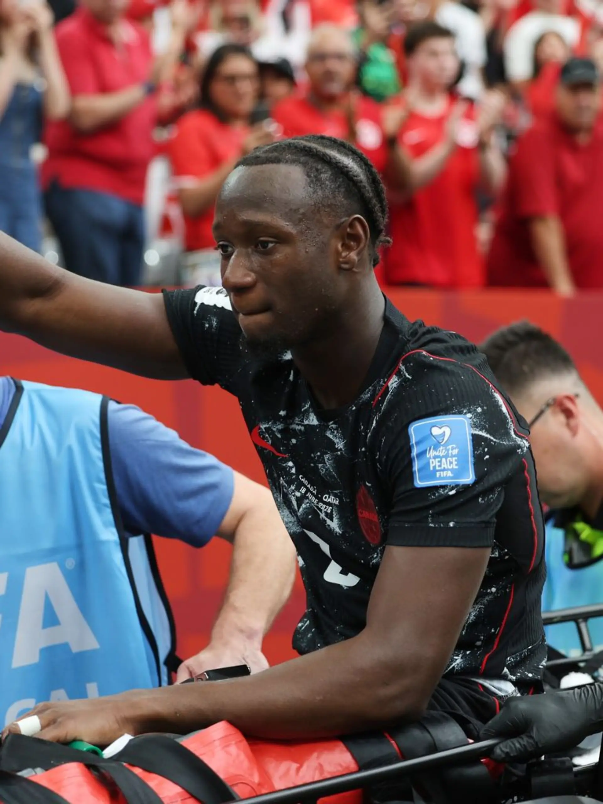 Bild zu: "Nach Verletzungsdrama: Koné mit emotionaler Botschaft"