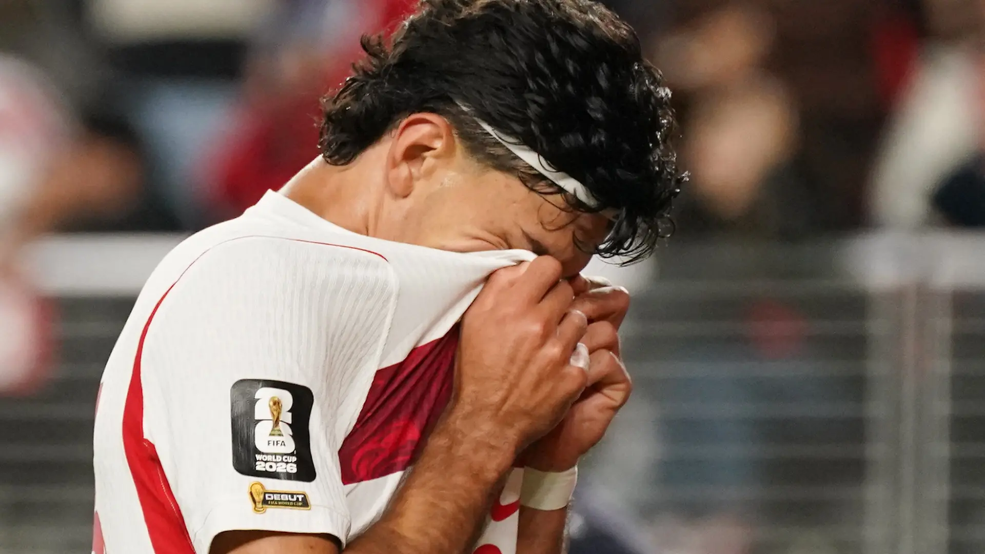 Soccer Football - FIFA World Cup 2026 - Group D - Turkey v Paraguay - San Francisco Bay Area Stadium, Santa Clara, California, U.S. - June 19, 2026 Turkey's Can Uzun reacts IMAGN IMAGES via Reuters/David Gonzales