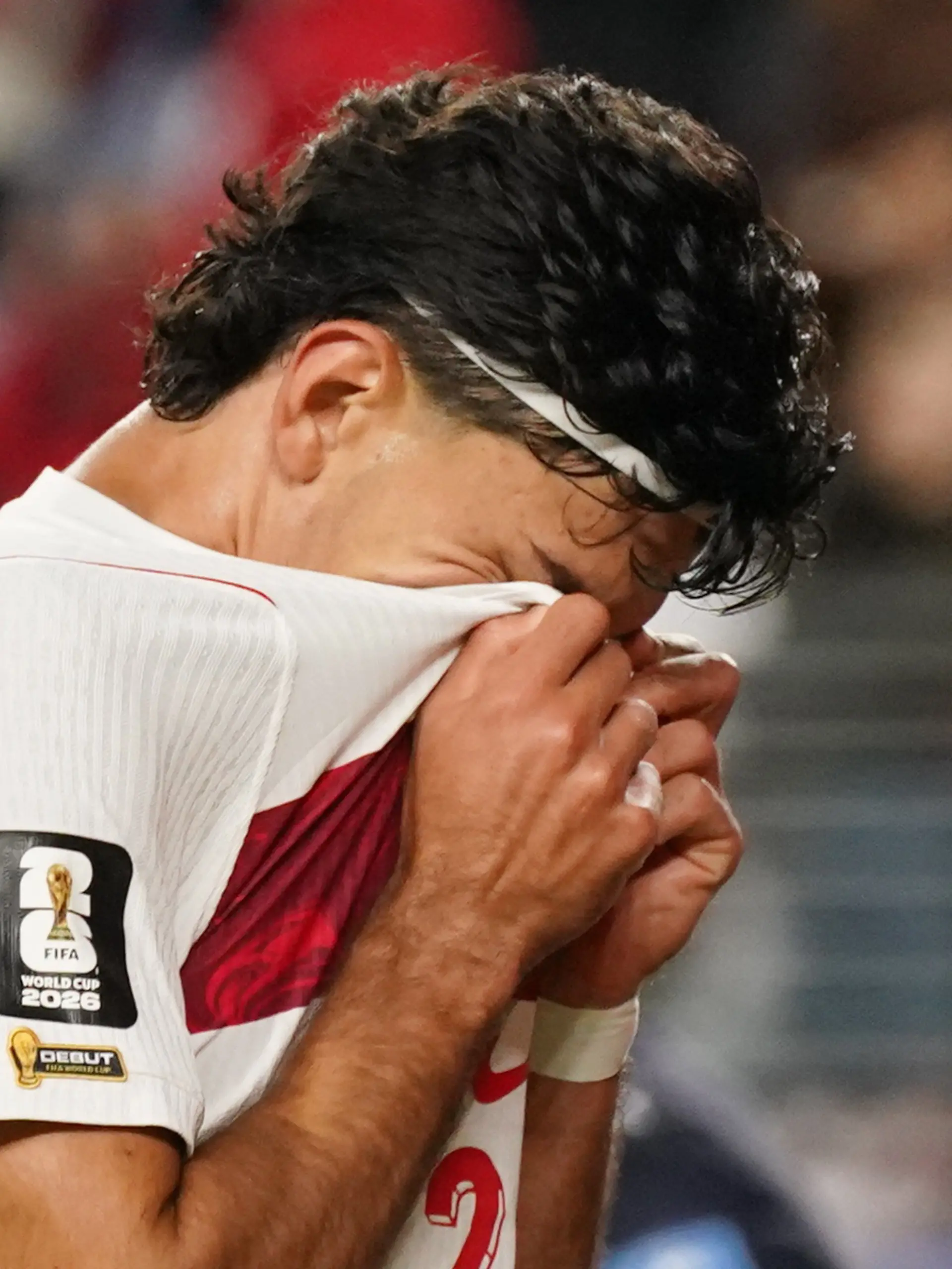 Soccer Football - FIFA World Cup 2026 - Group D - Turkey v Paraguay - San Francisco Bay Area Stadium, Santa Clara, California, U.S. - June 19, 2026 Turkey's Can Uzun reacts IMAGN IMAGES via Reuters/David Gonzales