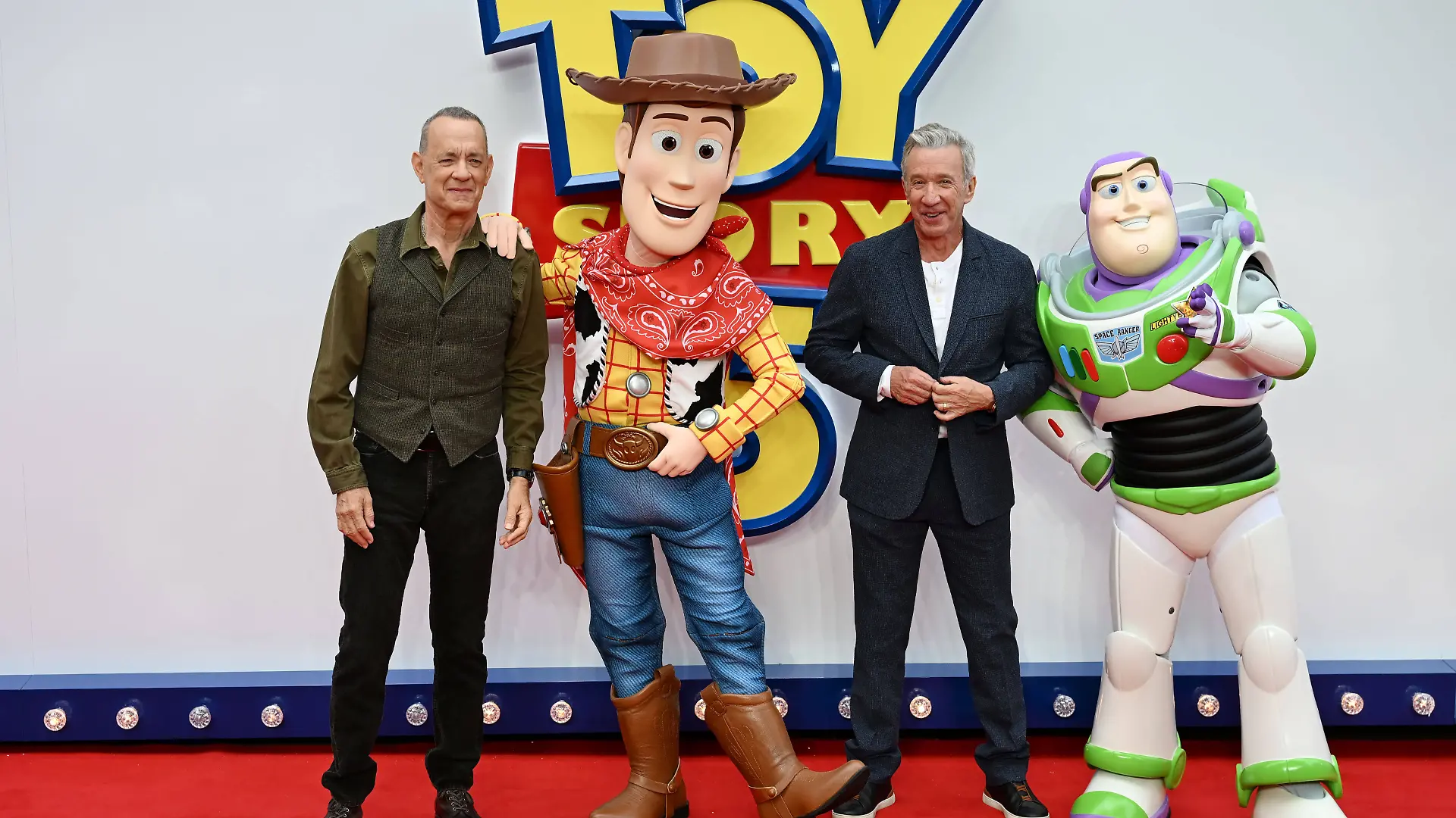 Toy Story 5 UK Launch Event LONDON, ENGLAND - MAY 28: Tom Hanks and Tim Allen attending Toy Story 5 UK Launch Event at Odeon Luxe Leicester Square on May 28, 2026 in London, England. CAP/MAR MAR/ Great Britain UK Copyright: xMartinxHarris/CapitalxPicturesx
