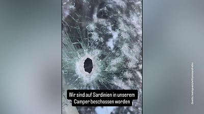 Bild von Camper beschossen! Riesenschreck für deutsche Urlauber auf Sardinien