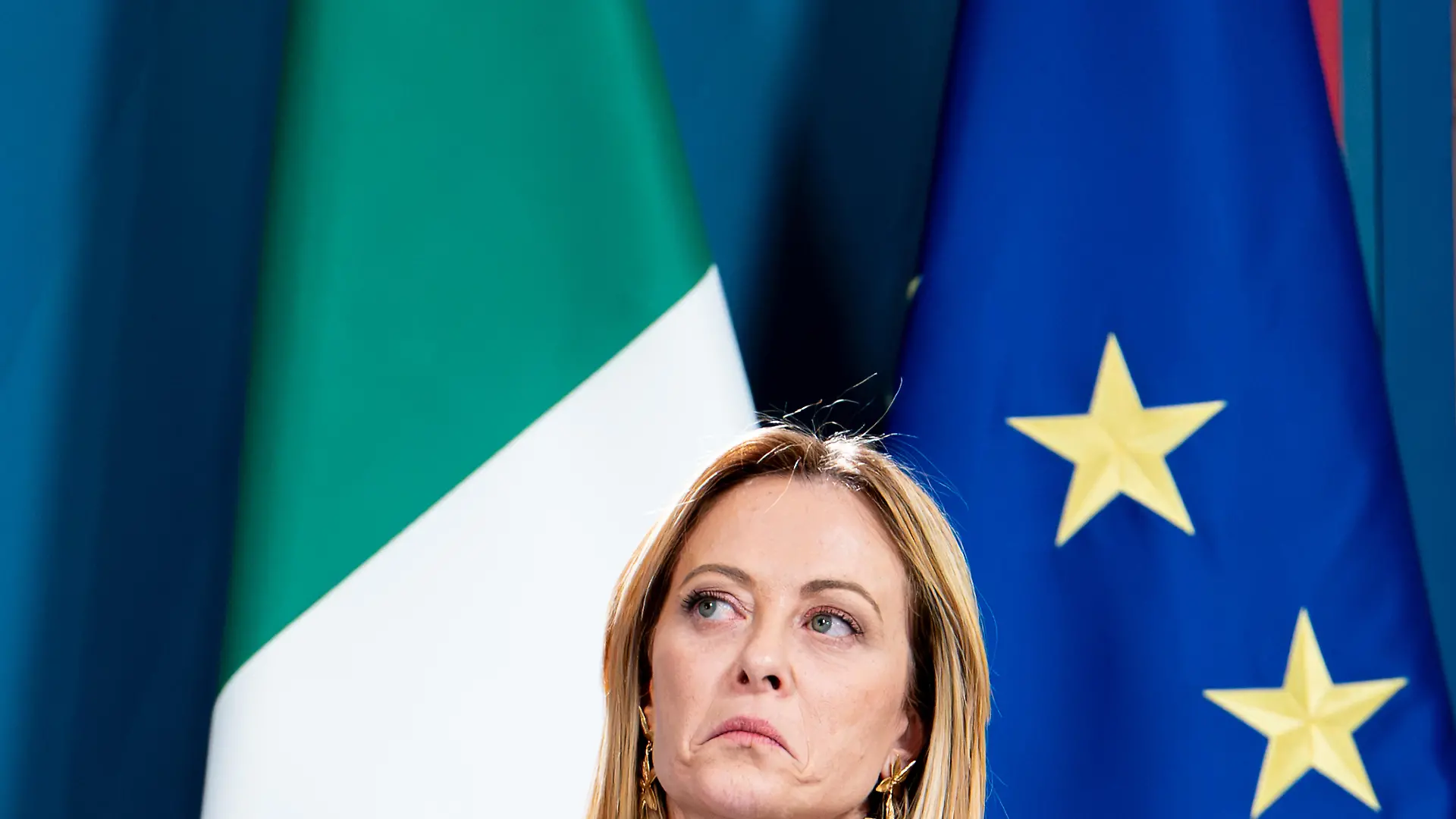 Giorgia Meloni, Italy's prime minister, holds a news conference with Friedrich Merz, Germany's chancellor, in Rome, Italy, on January 23, 2026. Merz seeks to deepen Germany's relationship with Italy amid growing divisions with the French government over European trade policy and the challenge of dealing with US President Donald Trump. (Photo by Massimo Valicchia/NurPhoto)