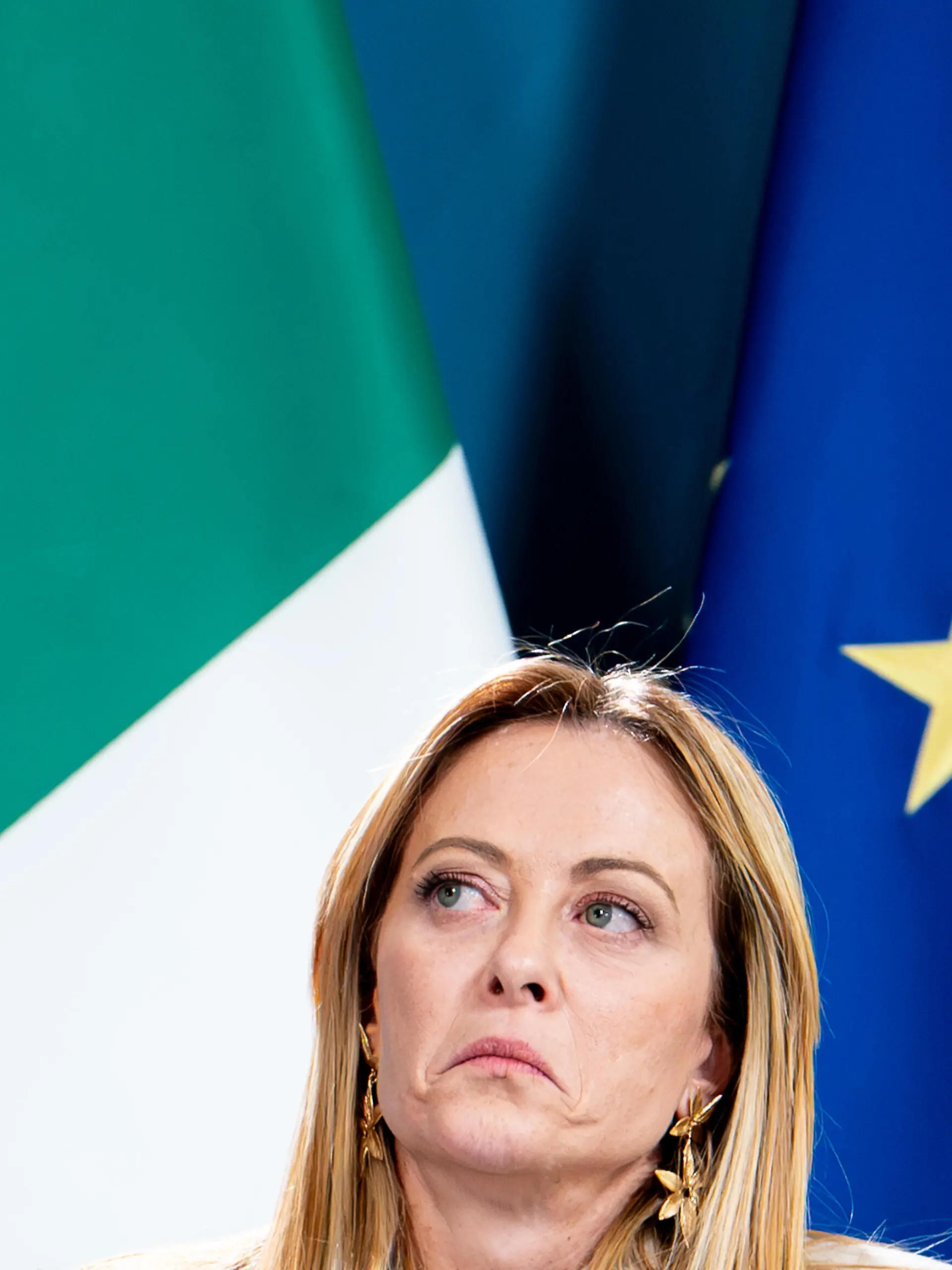 Giorgia Meloni, Italy's prime minister, holds a news conference with Friedrich Merz, Germany's chancellor, in Rome, Italy, on January 23, 2026. Merz seeks to deepen Germany's relationship with Italy amid growing divisions with the French government over European trade policy and the challenge of dealing with US President Donald Trump. (Photo by Massimo Valicchia/NurPhoto)