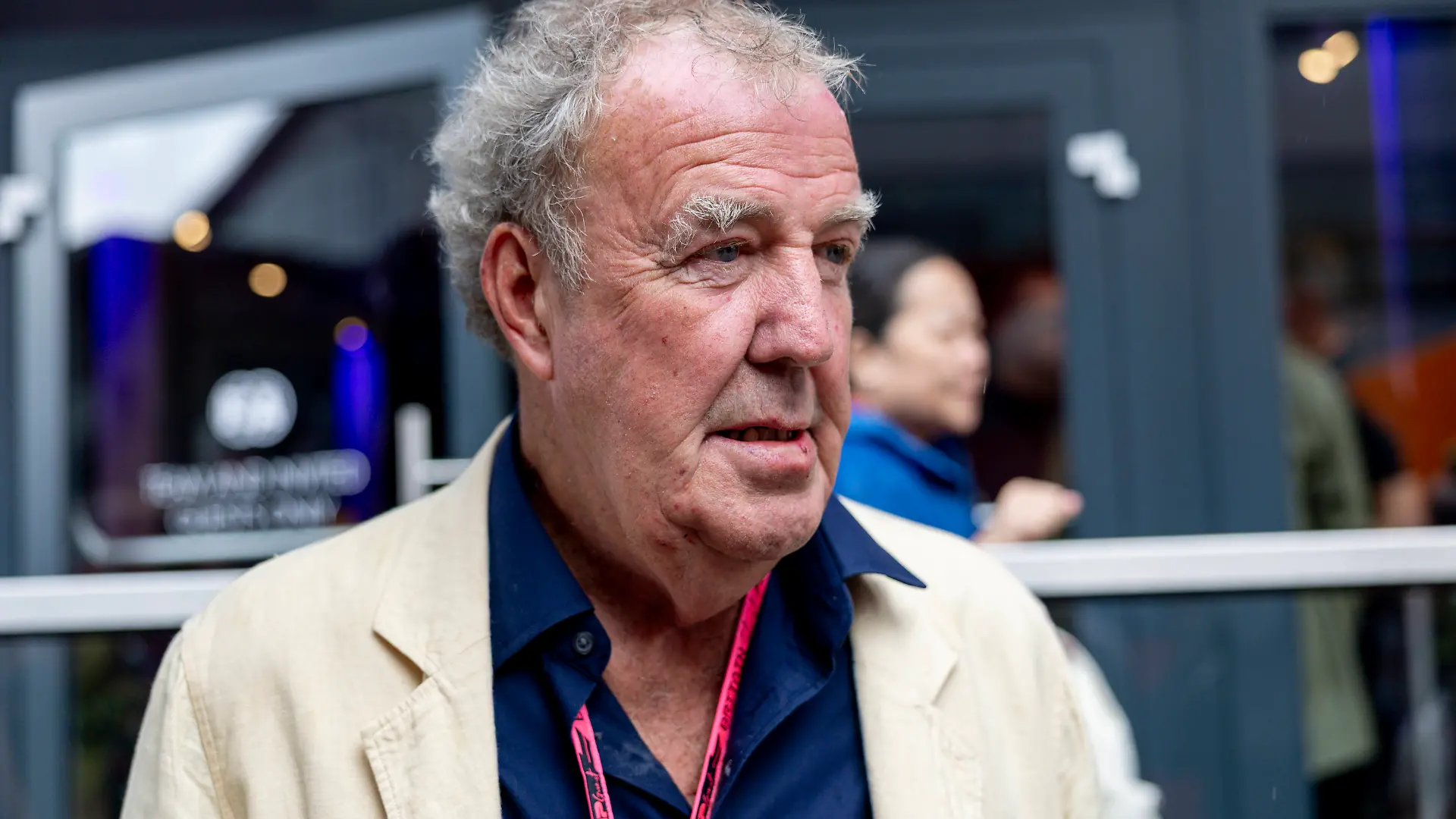 NORTHAMPTONSHIRE, ENG - JULY 06: Jeremy Clarkson before the F1 Grand Prix of Great Britain on July 06, 2025 at Silverstone Circuit in Northampton, England. Photo by Bob Kupbens/Icon Sportswire AUTO: JUL 06 F1 British Grand Prix EDITORIAL USE ONLY Icon250706037