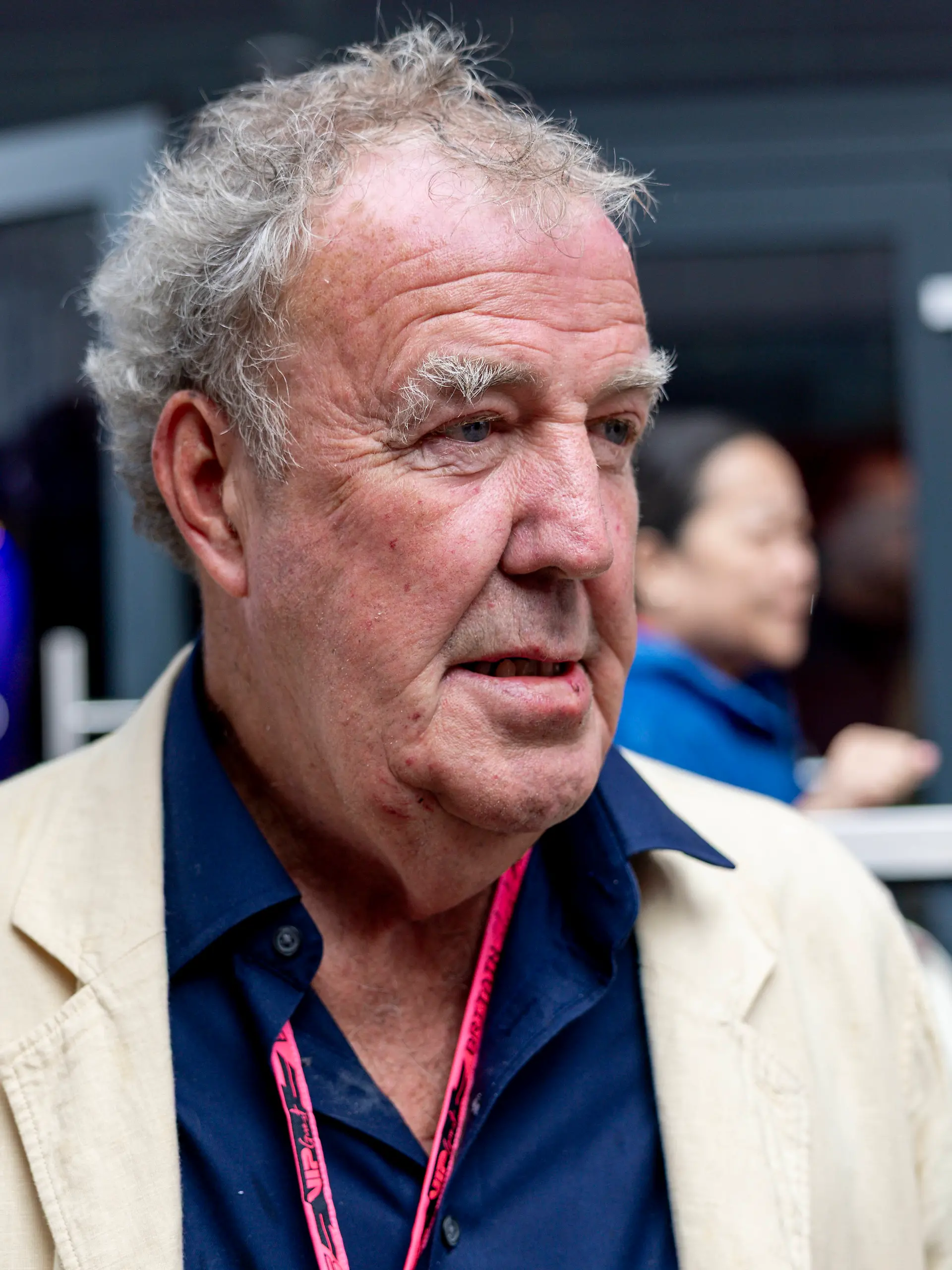 NORTHAMPTONSHIRE, ENG - JULY 06: Jeremy Clarkson before the F1 Grand Prix of Great Britain on July 06, 2025 at Silverstone Circuit in Northampton, England. Photo by Bob Kupbens/Icon Sportswire AUTO: JUL 06 F1 British Grand Prix EDITORIAL USE ONLY Icon250706037