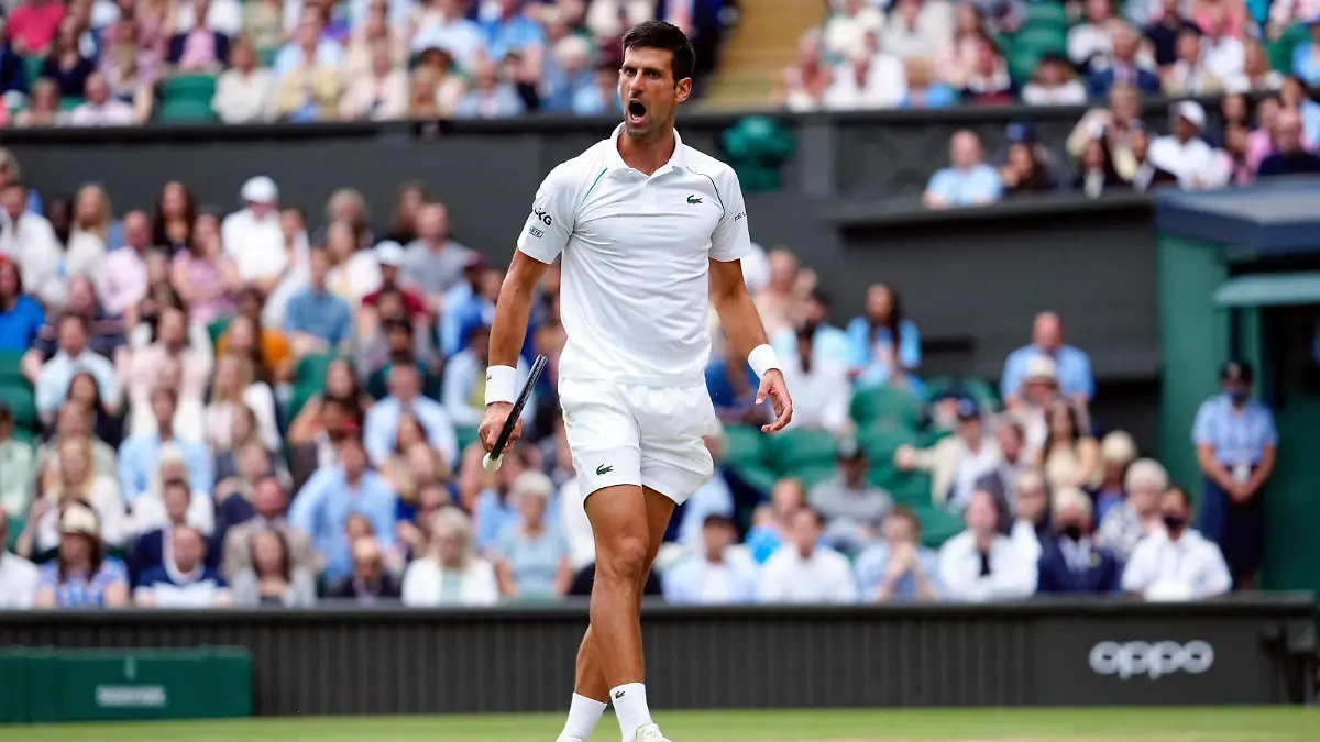 Mandatory Credit: Photo by Shutterstock 12202136dh Novak Djokovic during his semi-final match Wimbledon Tennis Championships, Day 11, The All England Lawn Tennis and Croquet Club, London, UK - 09 Jul 2021 Wimbledon Tennis Championships, Day 11, The All England Lawn Tennis and Croquet Club, London, UK - 09 Jul 2021 PUBLICATIONxINxGERxSUIxAUTXHUNxGRExMLTxCYPxROMxBULxUAExKSAxONLY Copyright: xShutterstockx 12202136dh 
