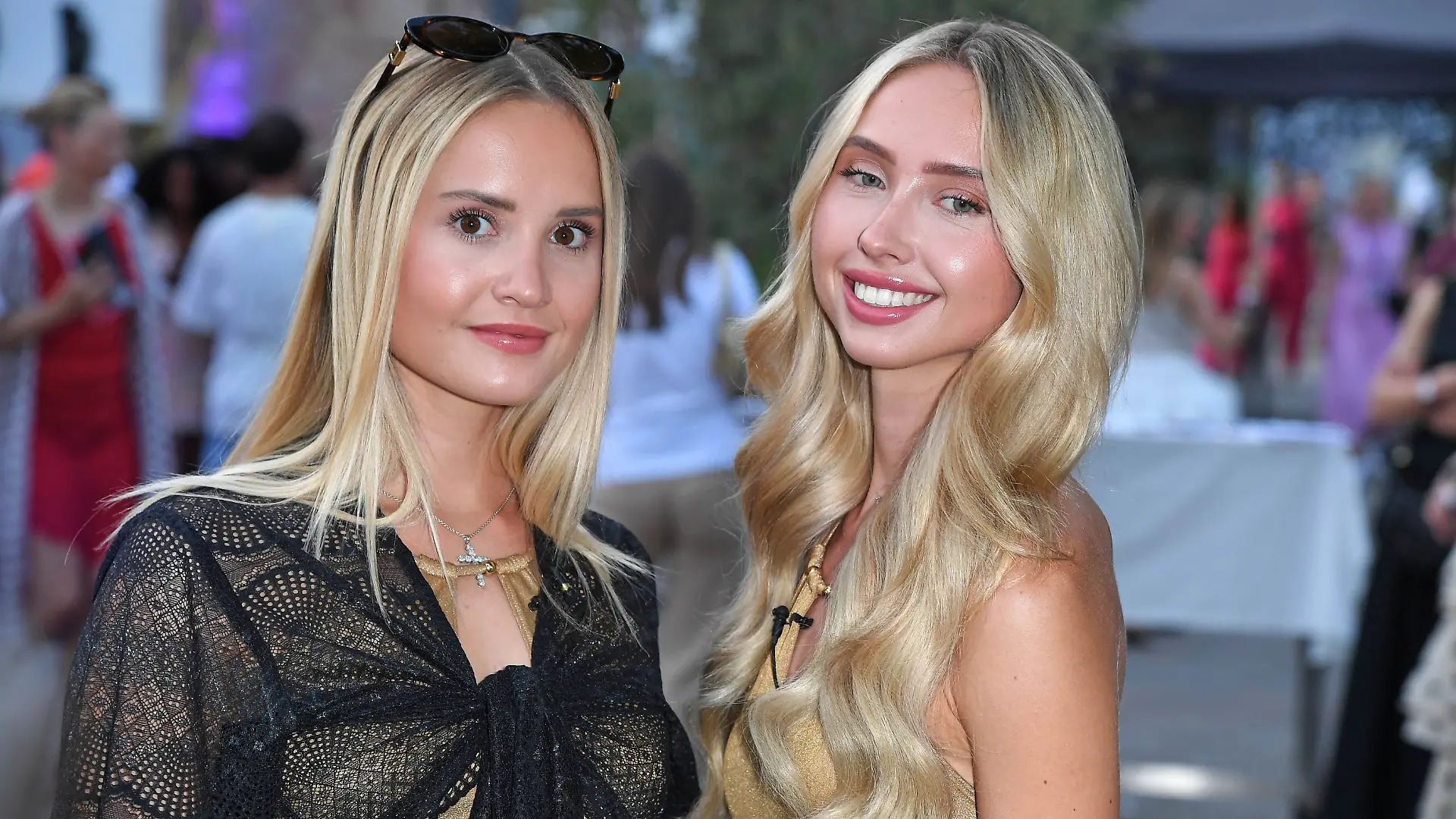 Davina Geiss mit Schwester Shania Geiss beim LASCANA SUMMER CLUB im Rahmen der Berlin Fashion Week Frühling/Sommer 2026